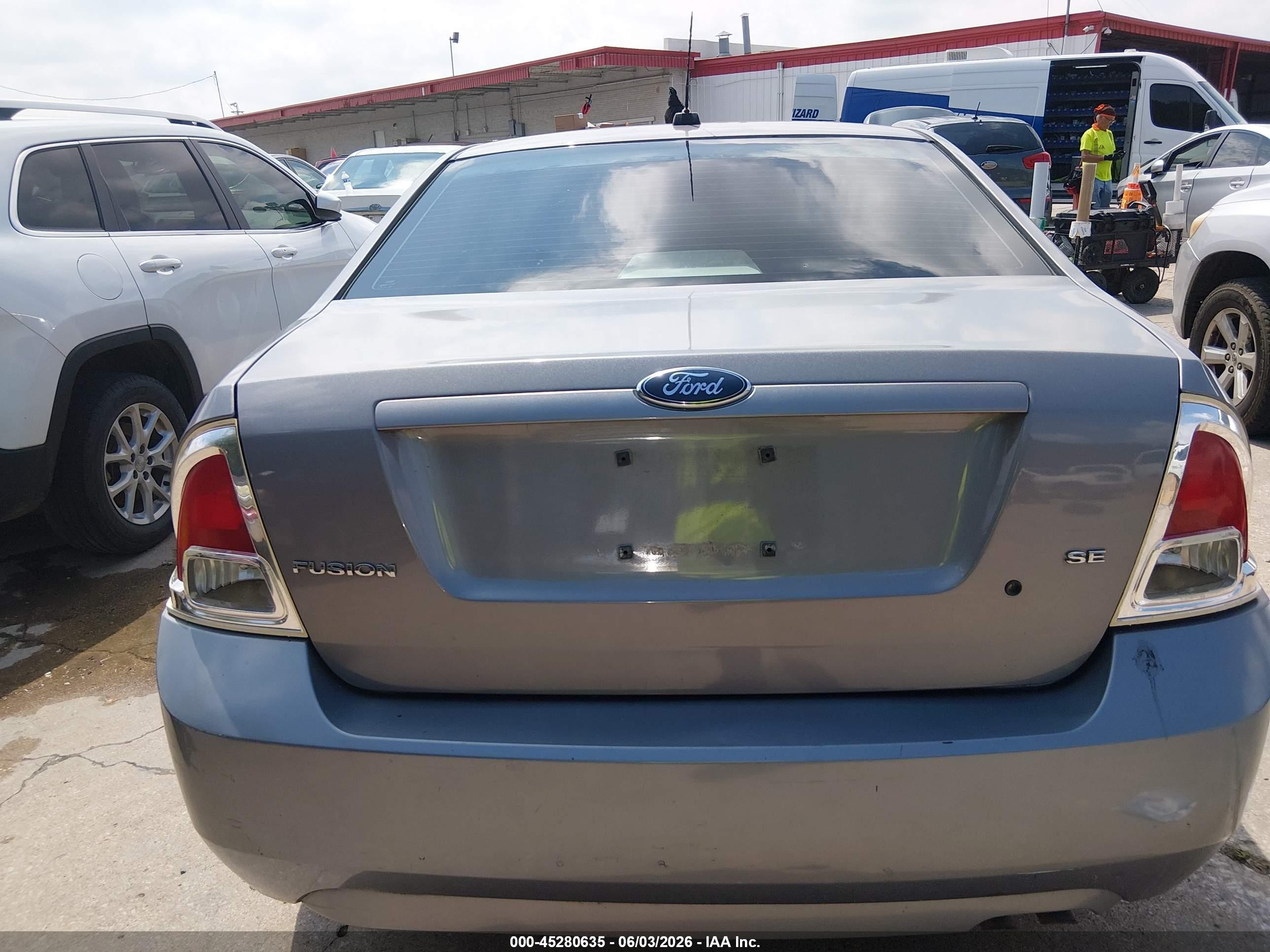 2007 Ford Fusion Se Gray vin: 3FAHP07Z07R220595
