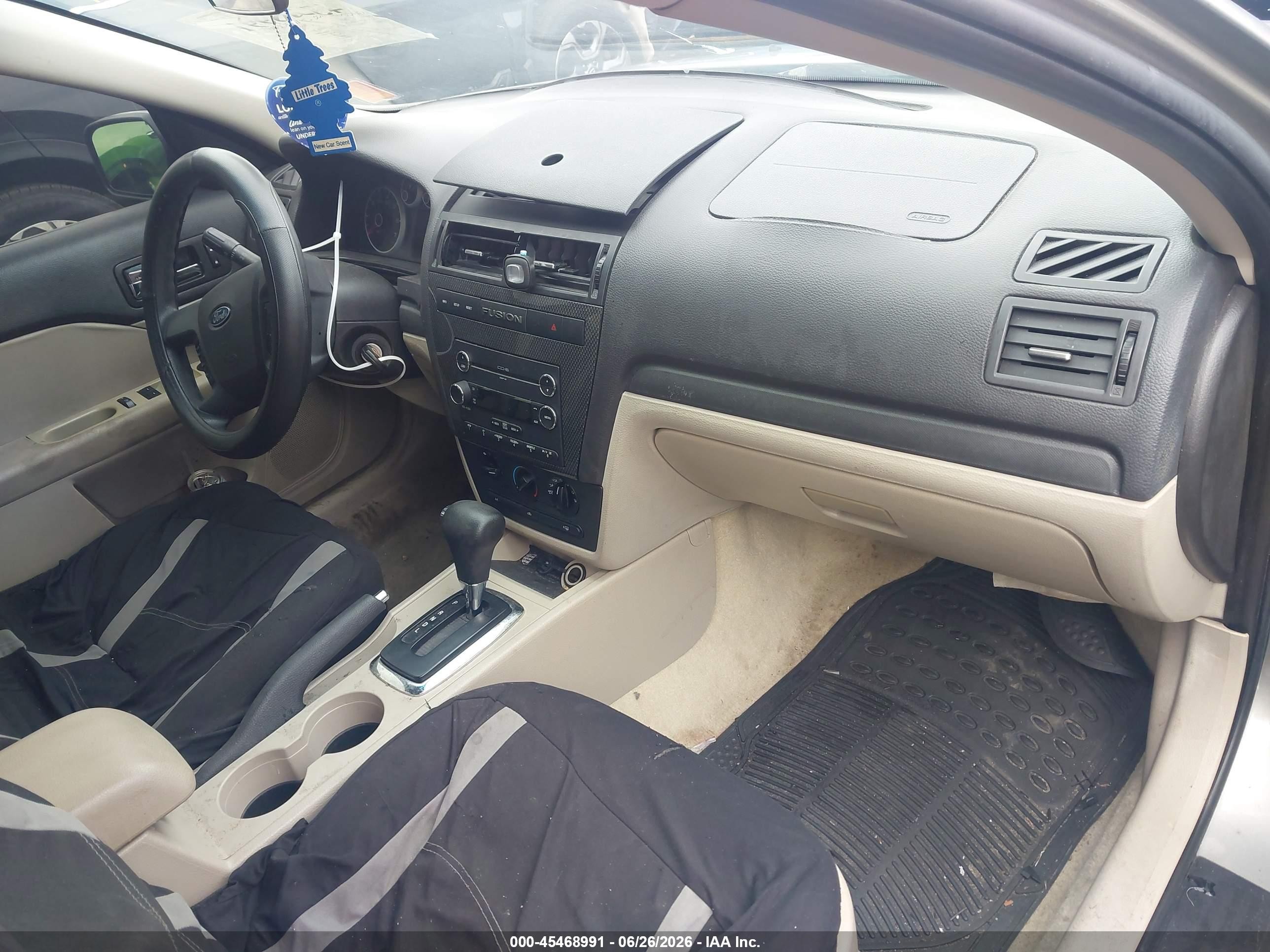 2008 Ford Fusion Se Gray vin: 3FAHP07Z08R120191