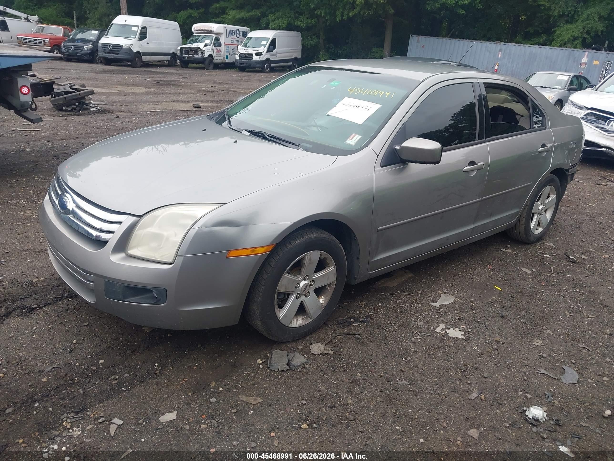 2008 Ford Fusion Se Gray vin: 3FAHP07Z08R120191
