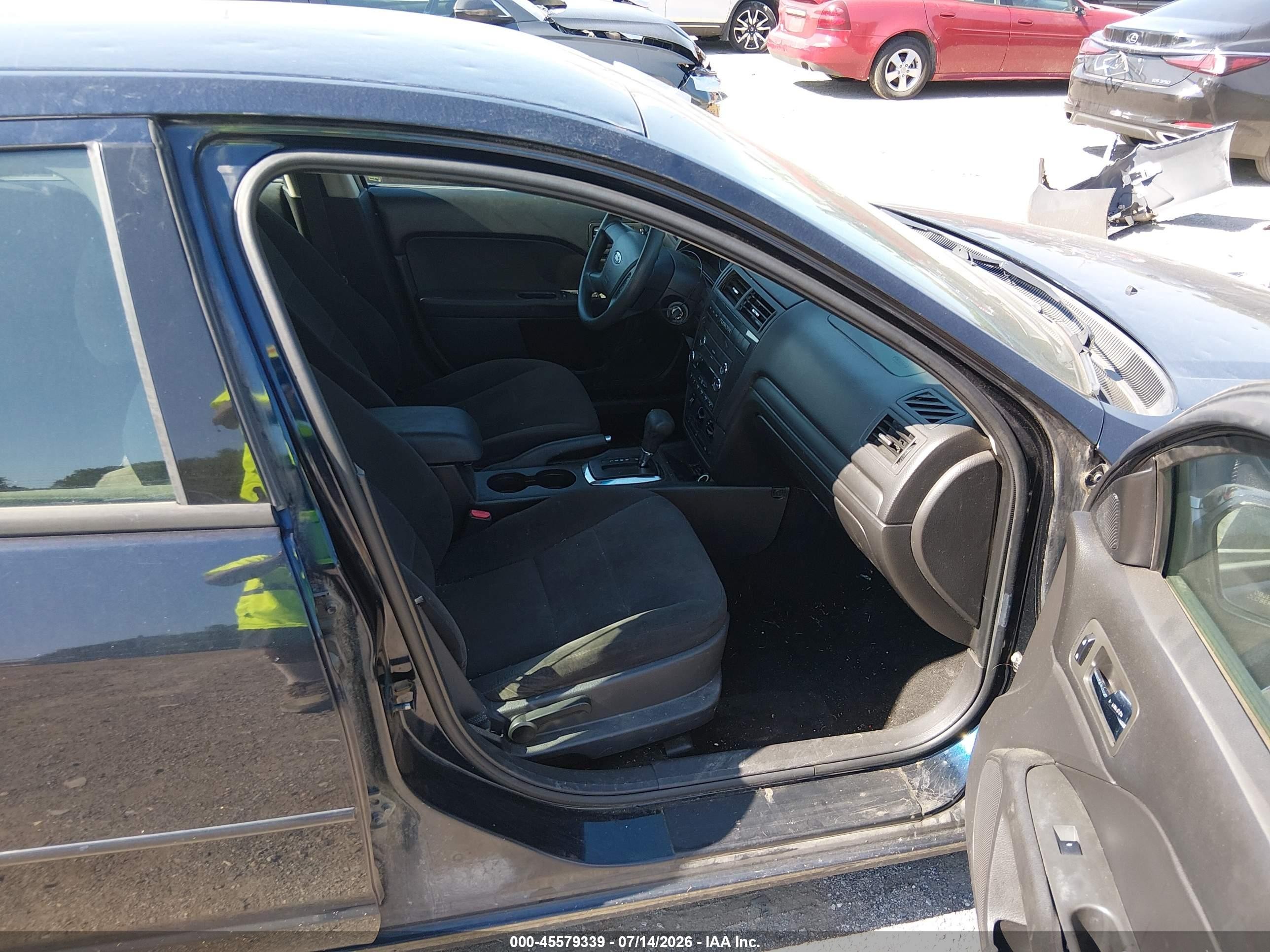 2008 Ford Fusion Se Black vin: 3FAHP07Z08R179242