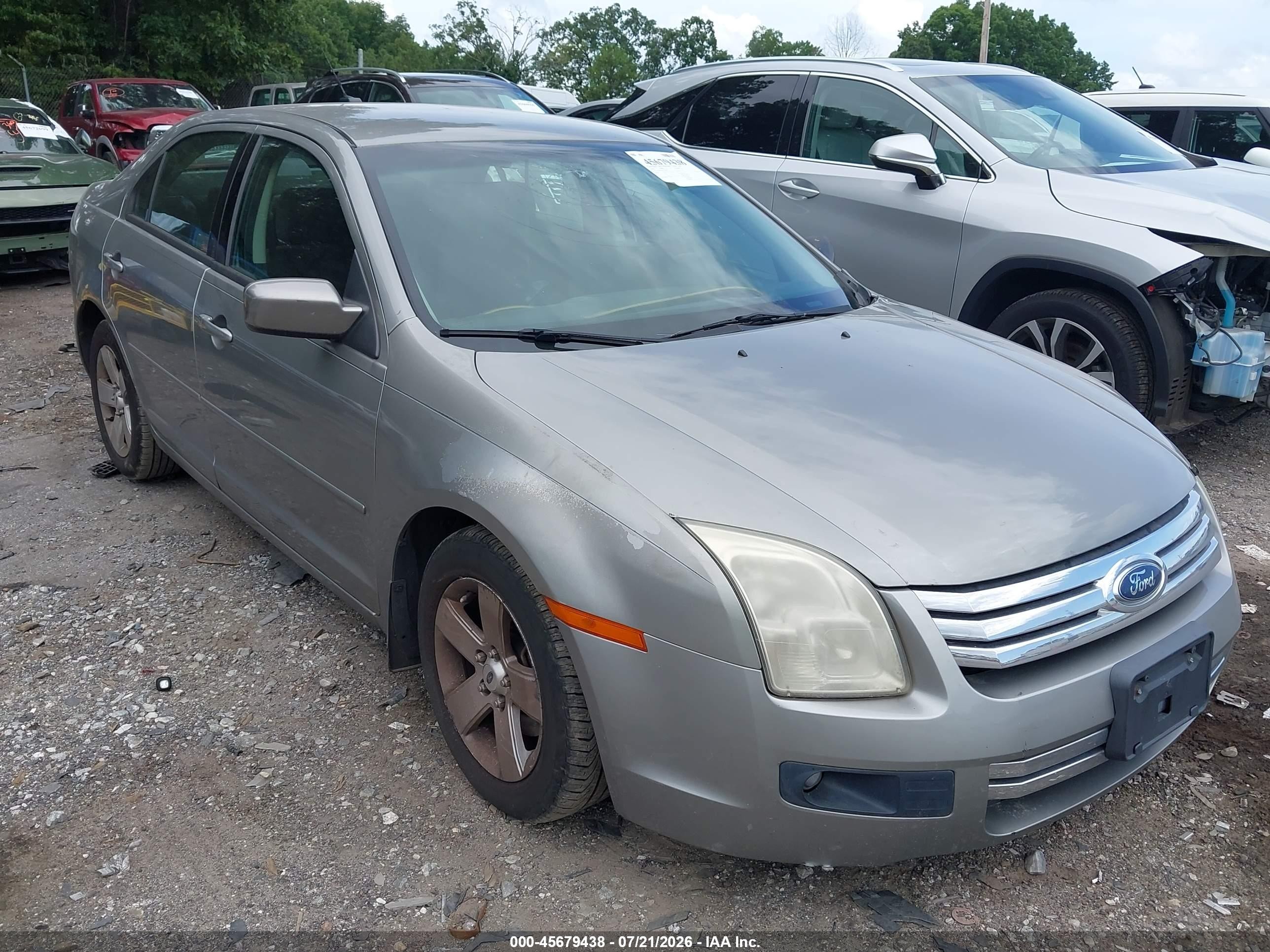 2008 Ford Fusion Se Gray vin: 3FAHP07Z08R223885