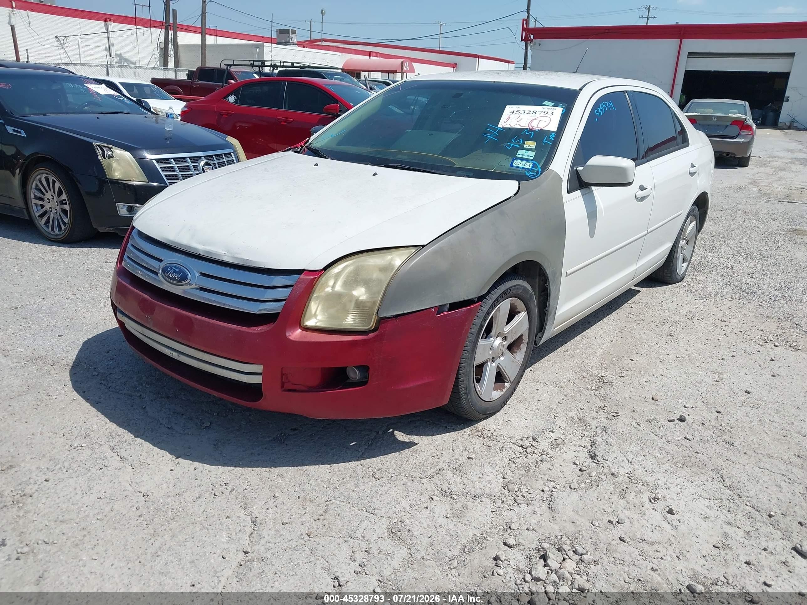 2008 Ford Fusion Se White vin: 3FAHP07Z08R271581