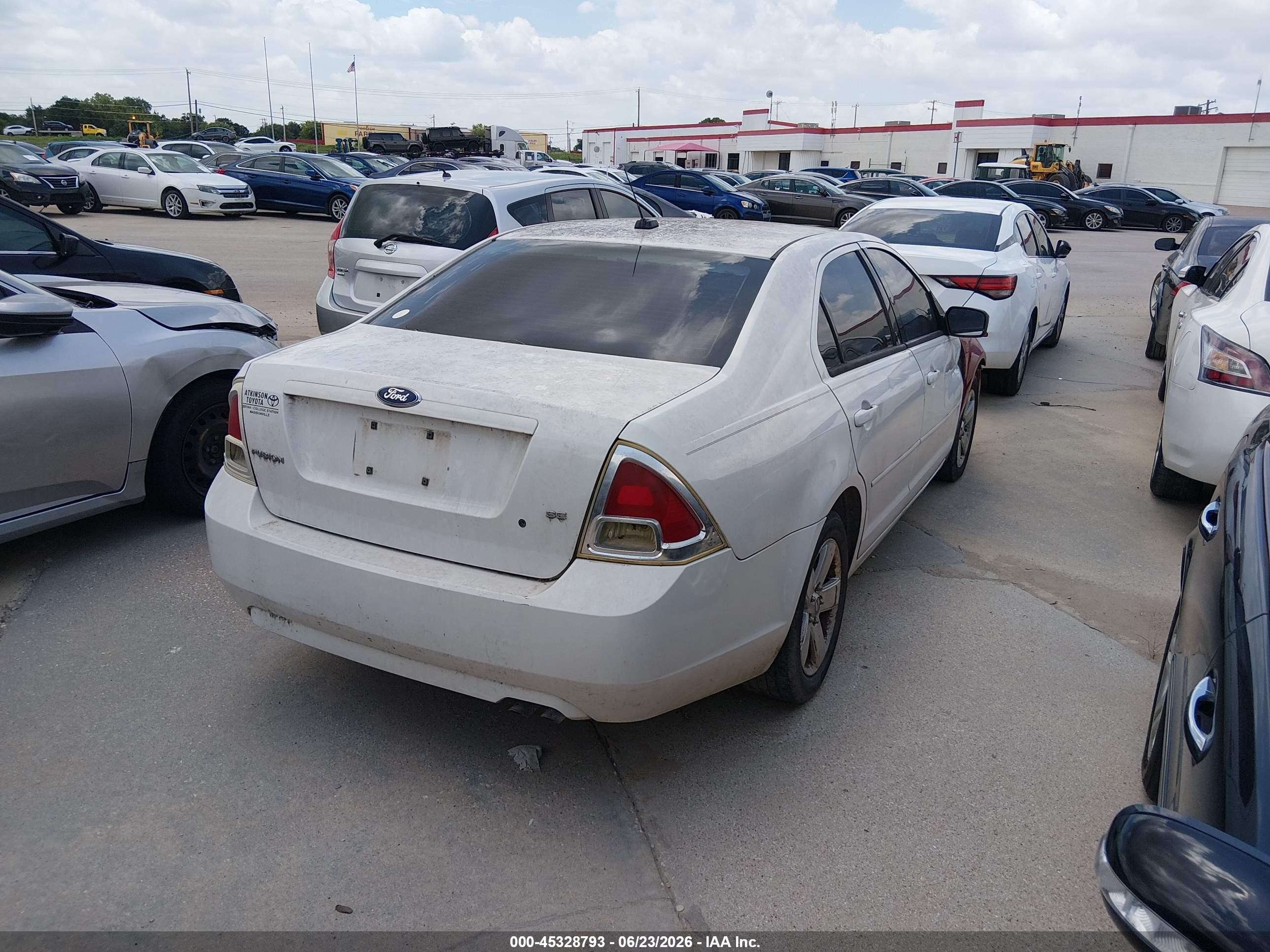 2008 Ford Fusion Se White vin: 3FAHP07Z08R271581