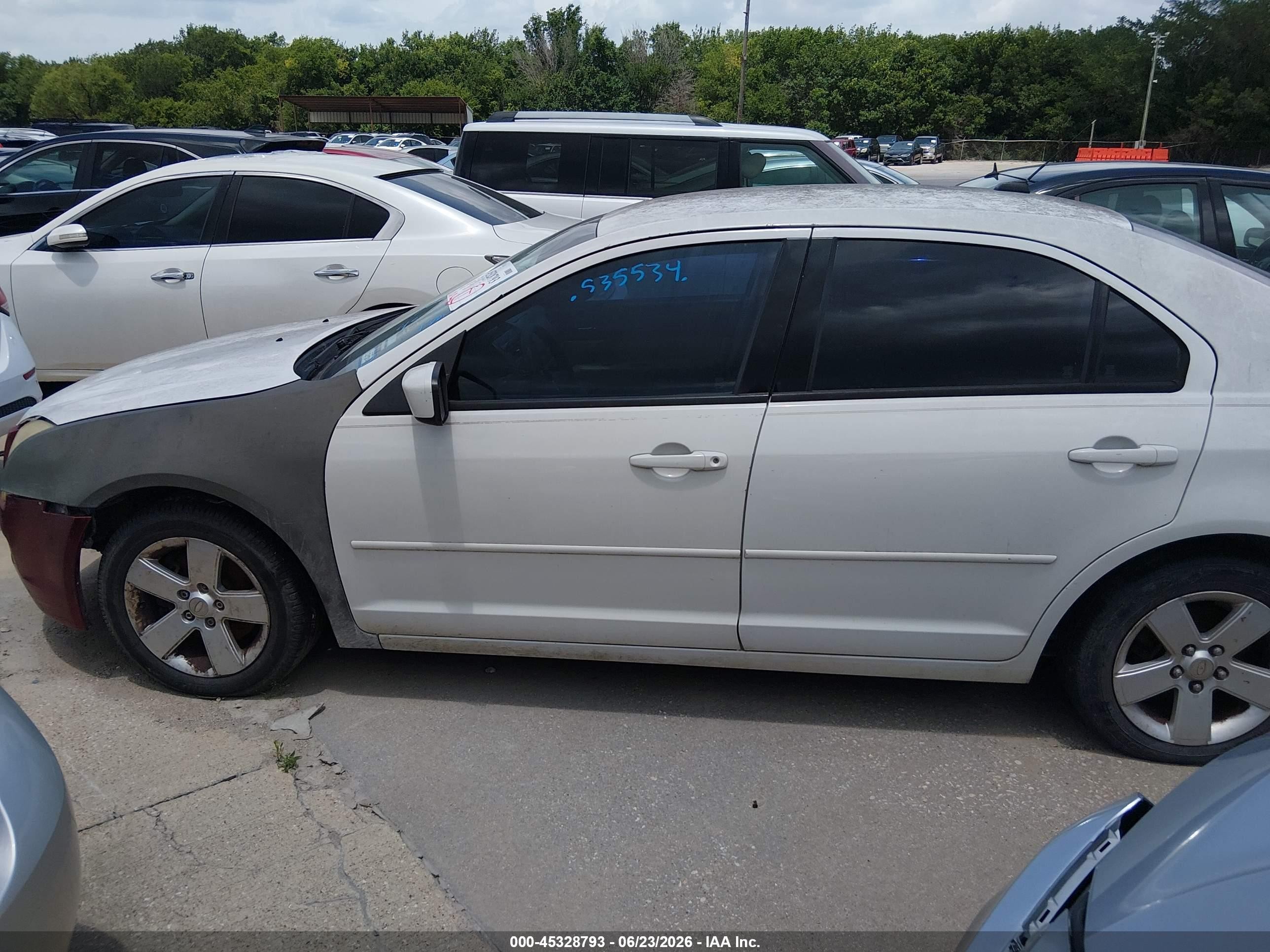 2008 Ford Fusion Se White vin: 3FAHP07Z08R271581