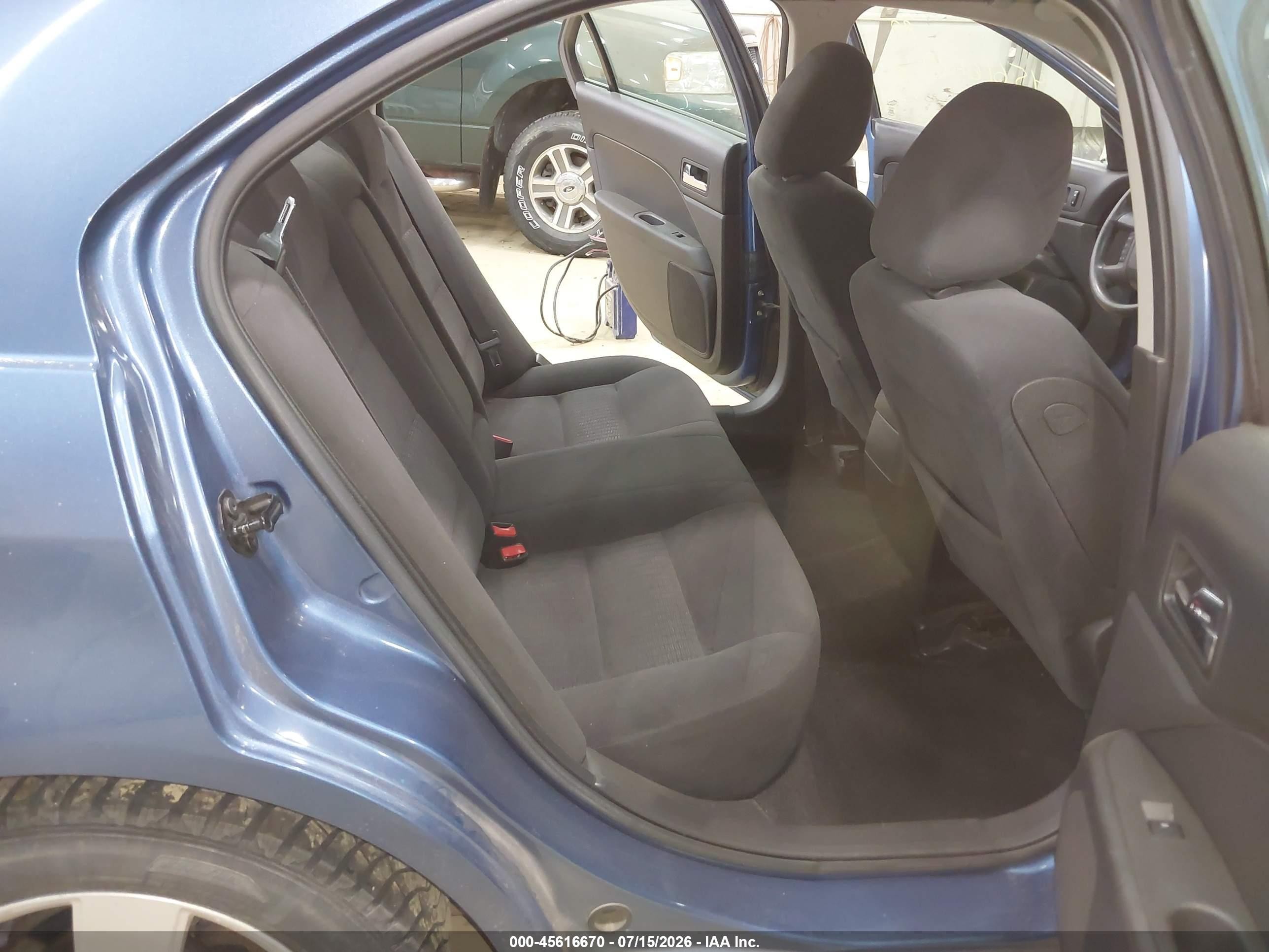 2009 Ford Fusion Se Blue vin: 3FAHP07Z09R117857