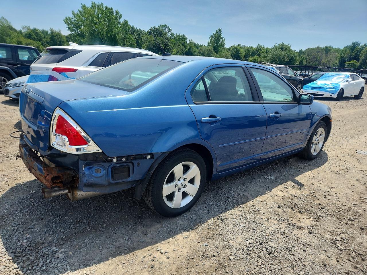 2009 Ford Fusion Se Blue vin: 3FAHP07Z09R151023