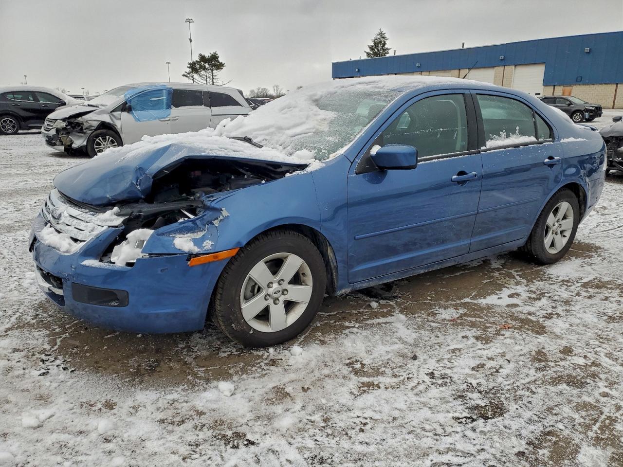 2009 Ford Fusion Se Blue vin: 3FAHP07Z09R177279