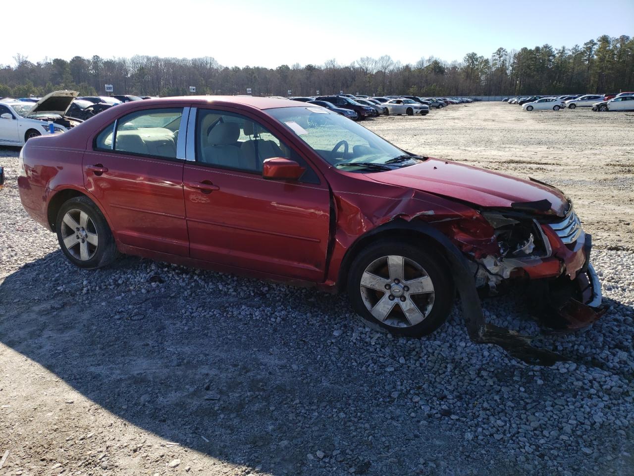 2006 Ford Fusion Se Красный vin: 3FAHP07Z16R224458
