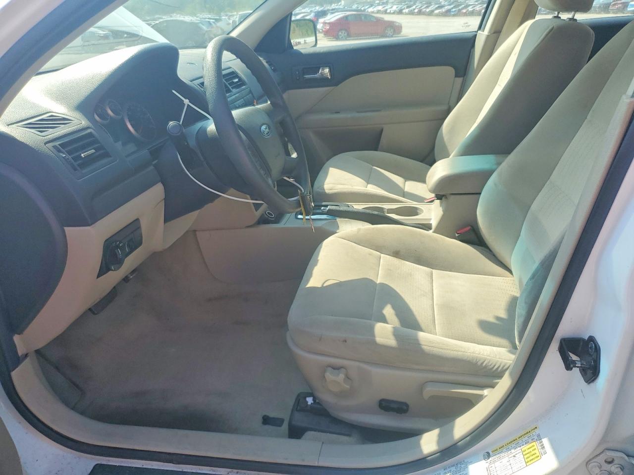 2007 Ford Fusion Se White vin: 3FAHP07Z17R123969