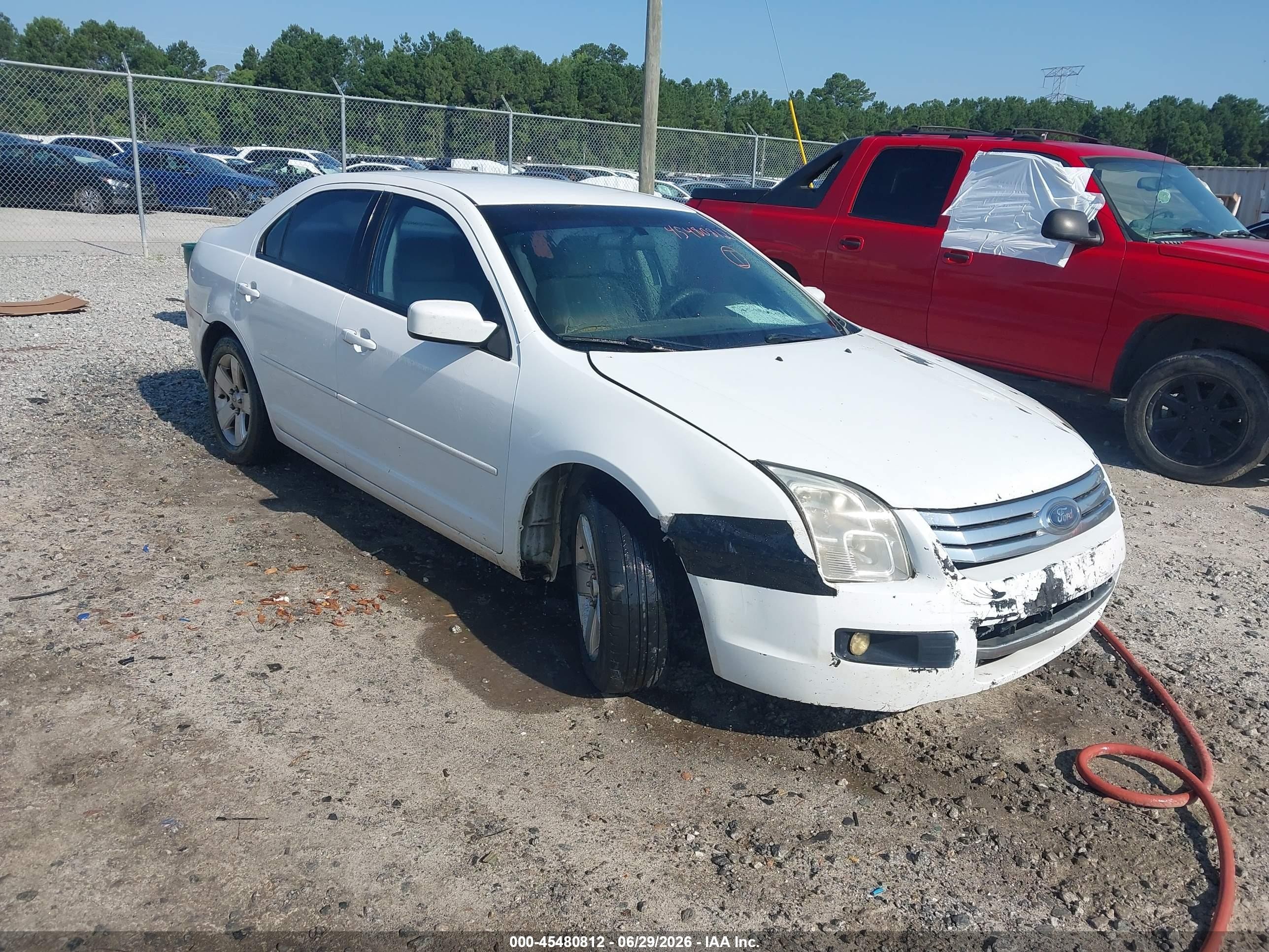 2007 Ford Fusion Se White vin: 3FAHP07Z17R172444