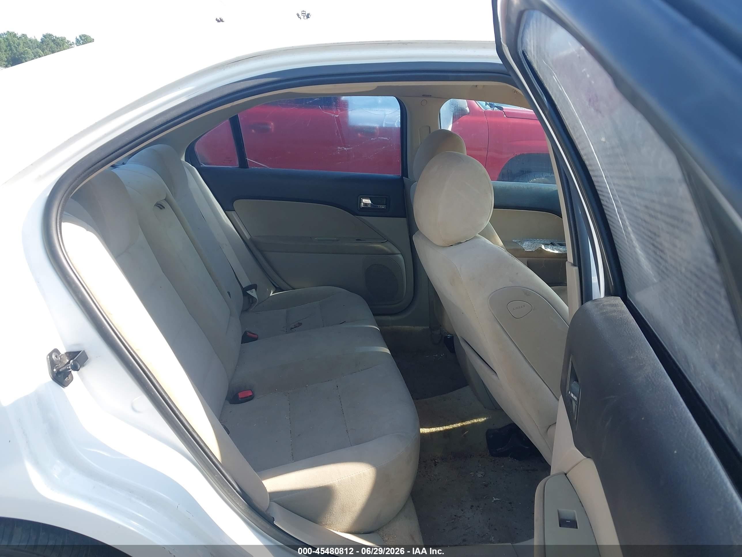 2007 Ford Fusion Se White vin: 3FAHP07Z17R172444