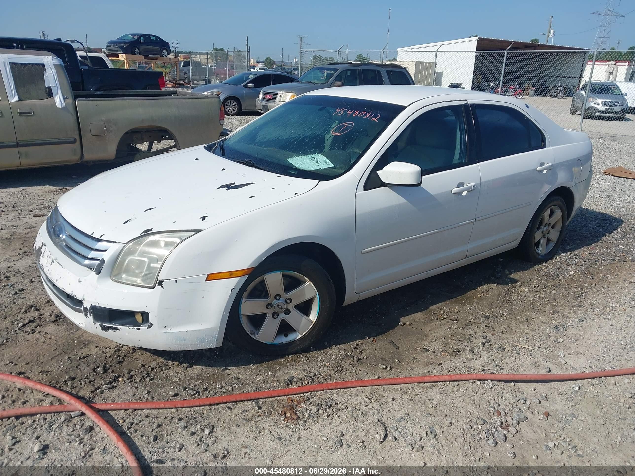 2007 Ford Fusion Se White vin: 3FAHP07Z17R172444