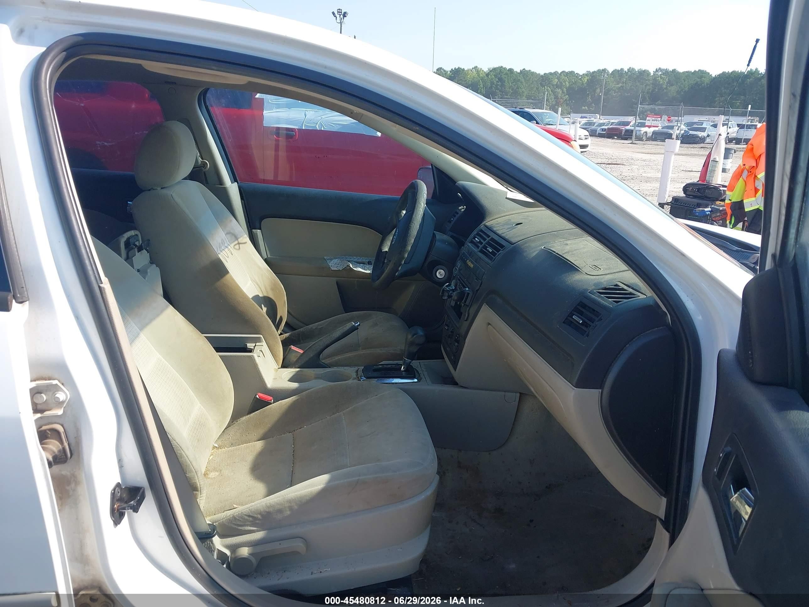 2007 Ford Fusion Se White vin: 3FAHP07Z17R172444