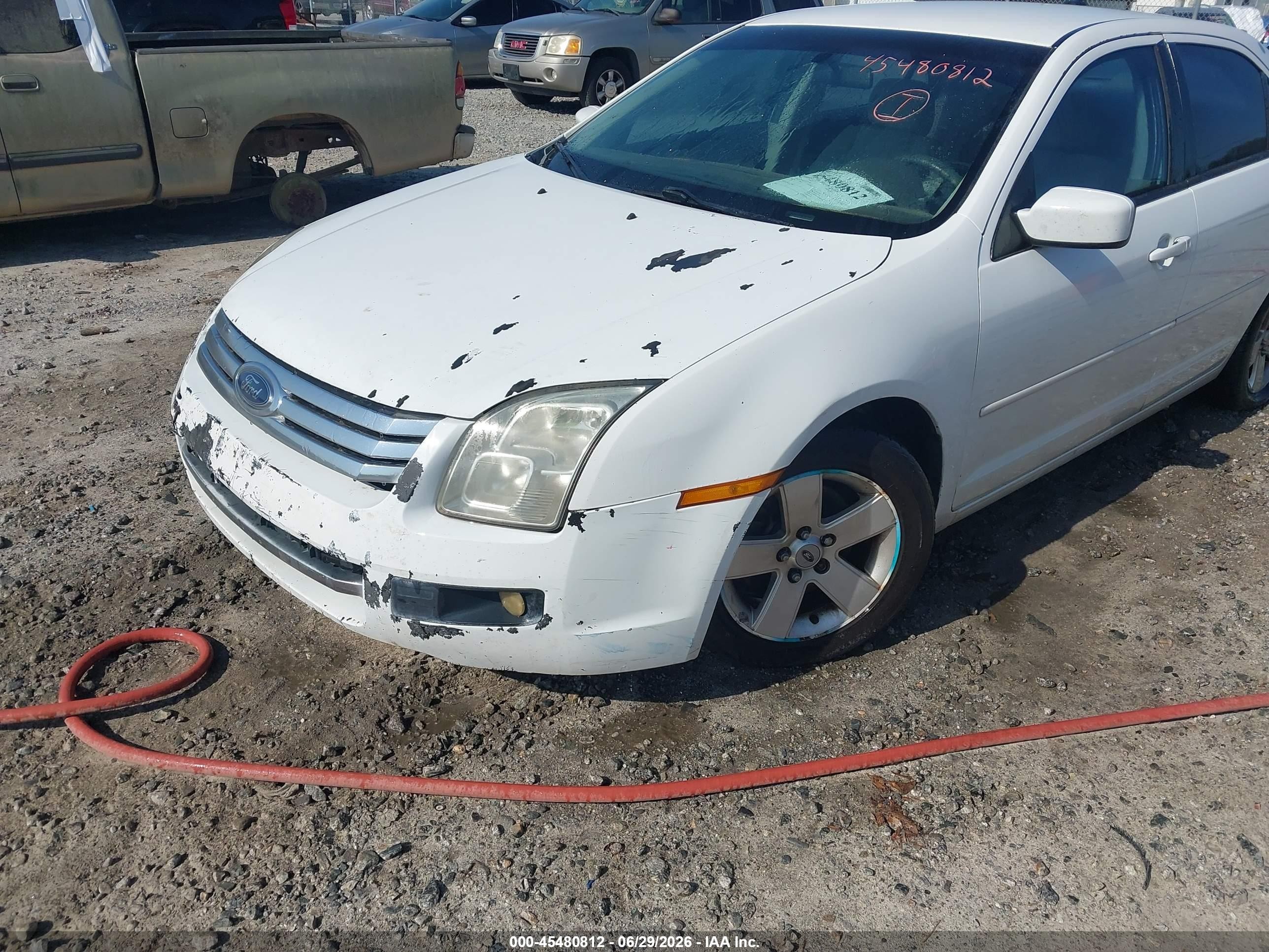 2007 Ford Fusion Se White vin: 3FAHP07Z17R172444