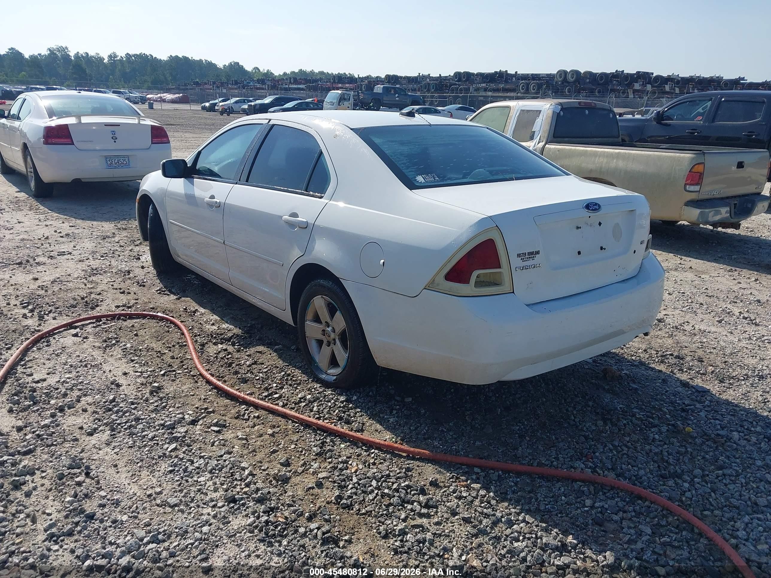 2007 Ford Fusion Se White vin: 3FAHP07Z17R172444