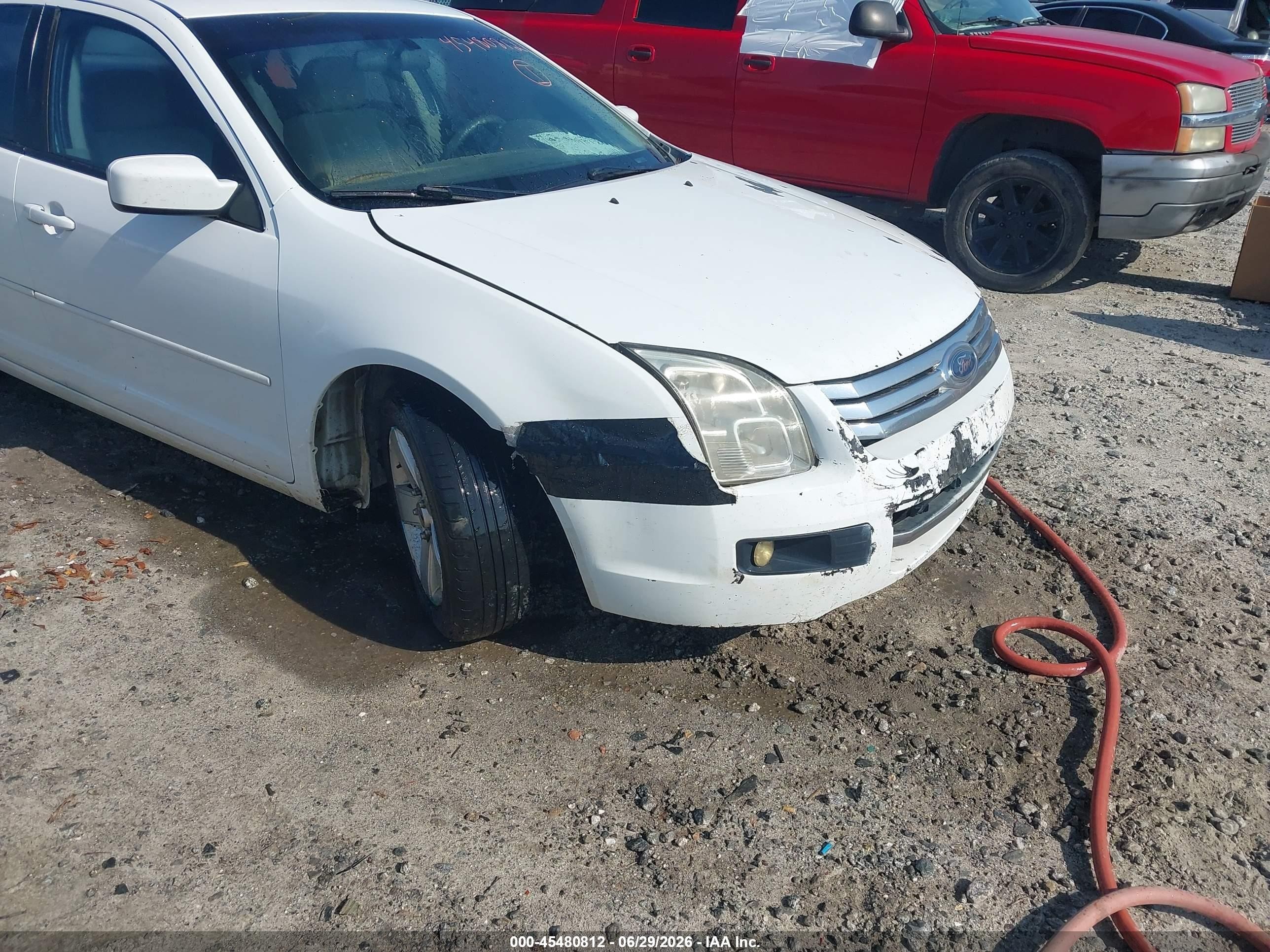 2007 Ford Fusion Se White vin: 3FAHP07Z17R172444