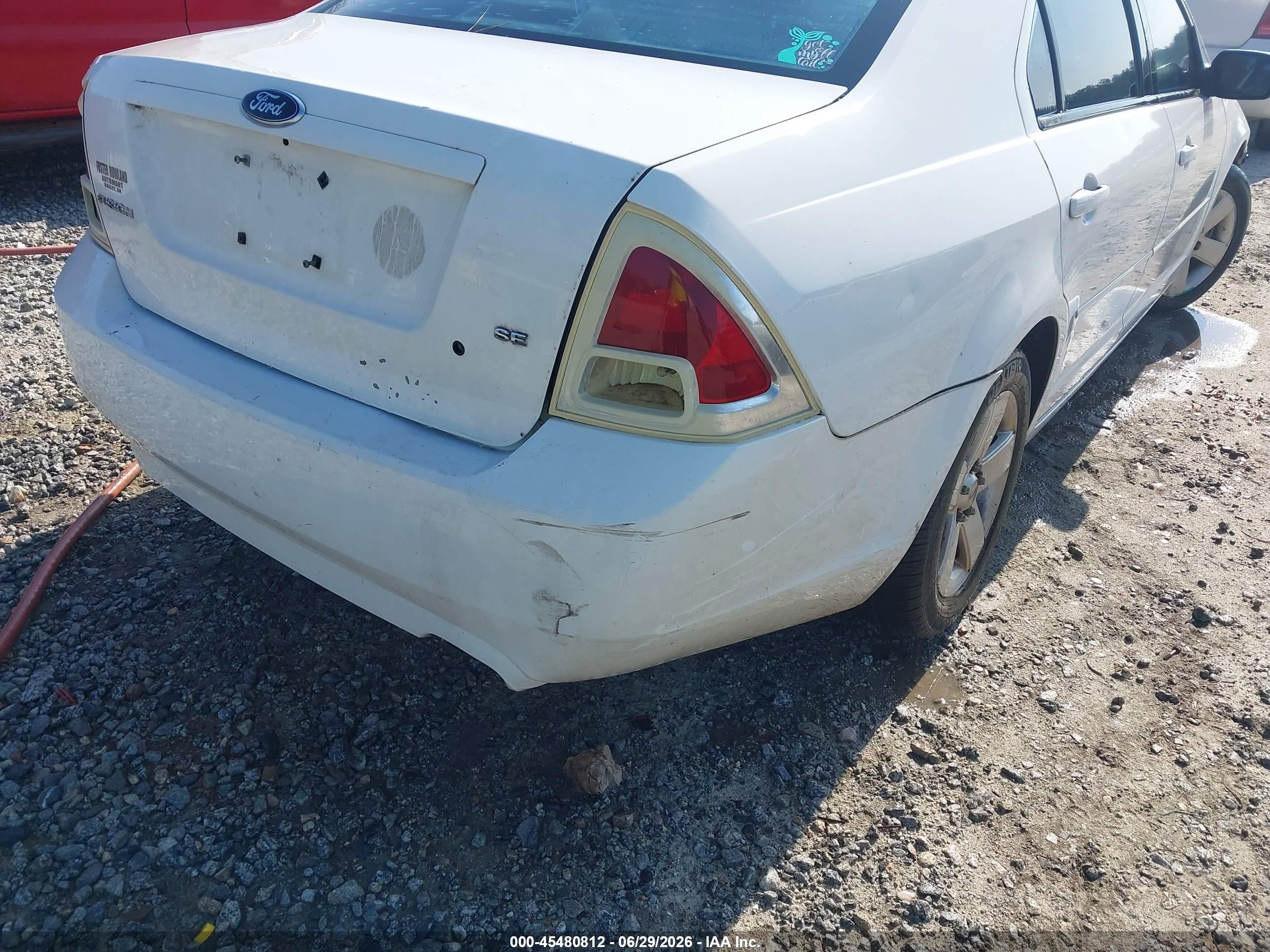 2007 Ford Fusion Se White vin: 3FAHP07Z17R172444
