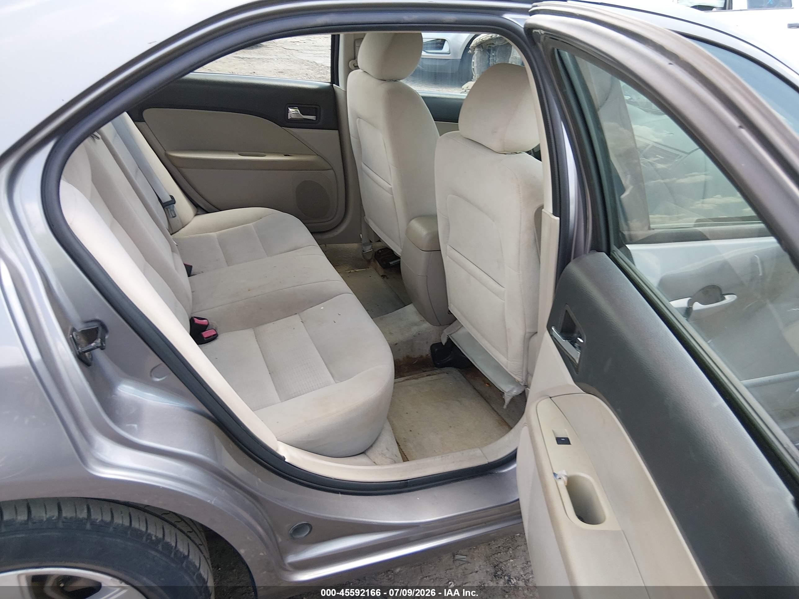 2007 Ford Fusion Se Gray vin: 3FAHP07Z17R189809