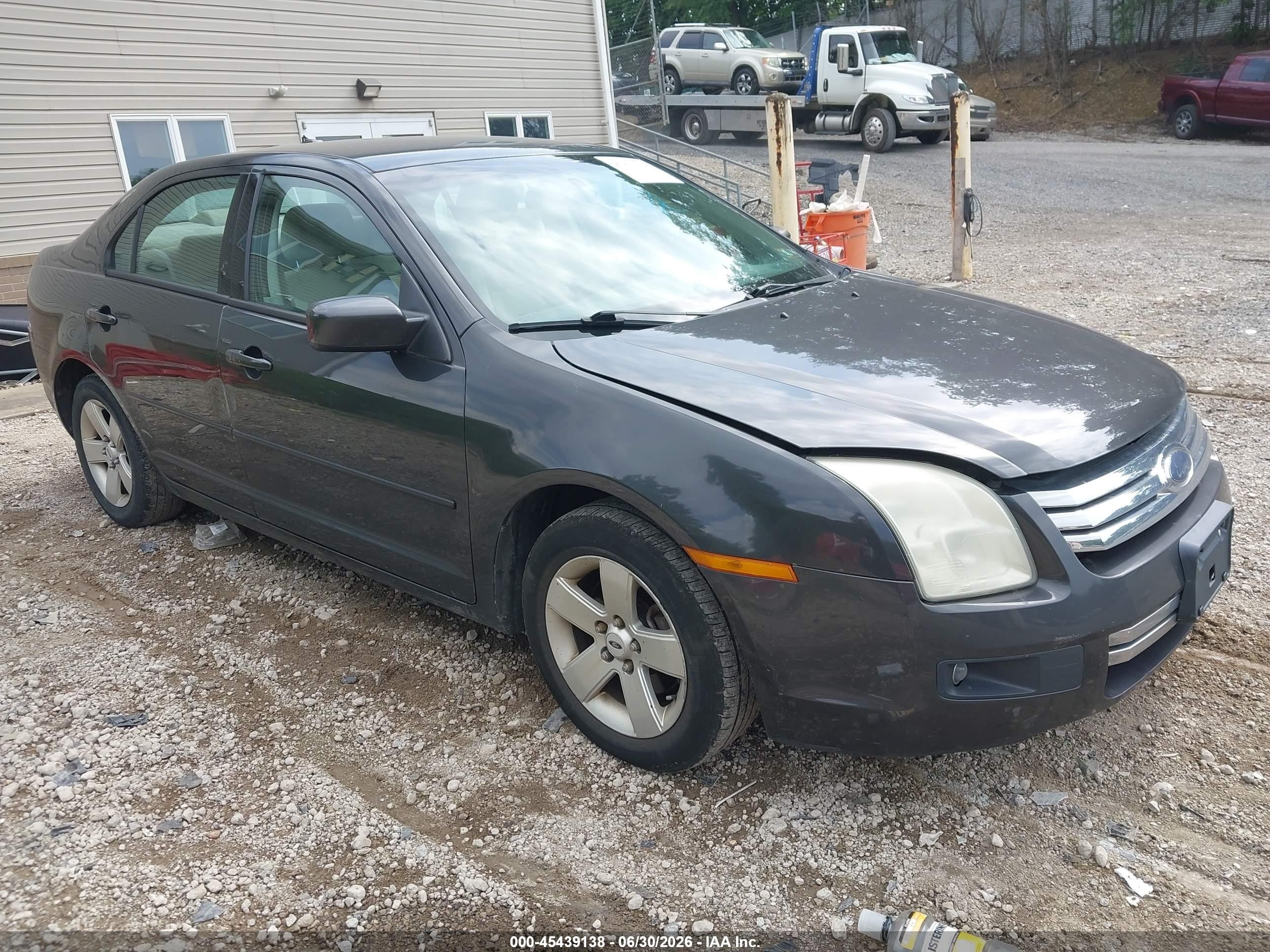 2007 Ford Fusion Se Gray vin: 3FAHP07Z17R205068