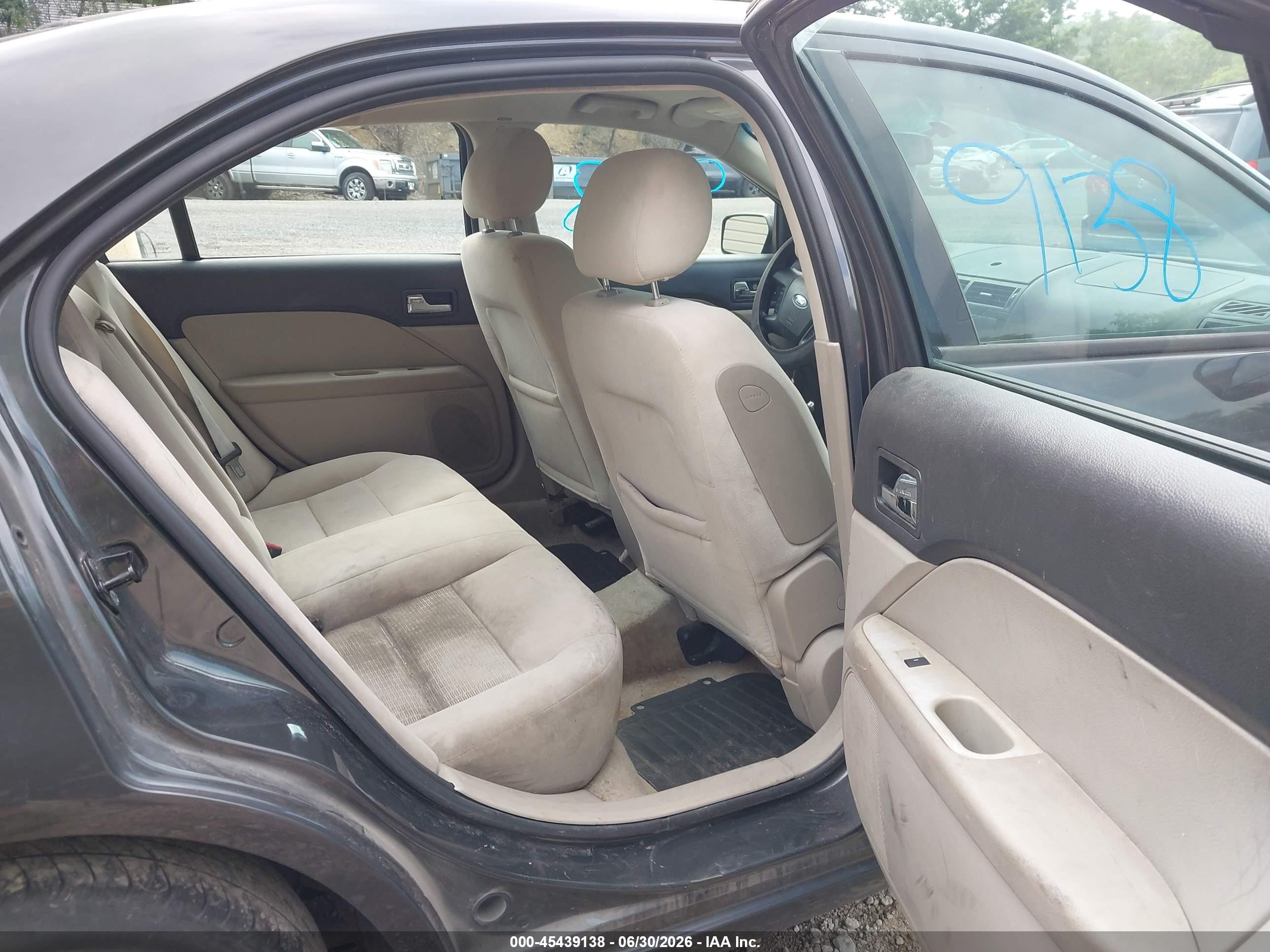 2007 Ford Fusion Se Gray vin: 3FAHP07Z17R205068