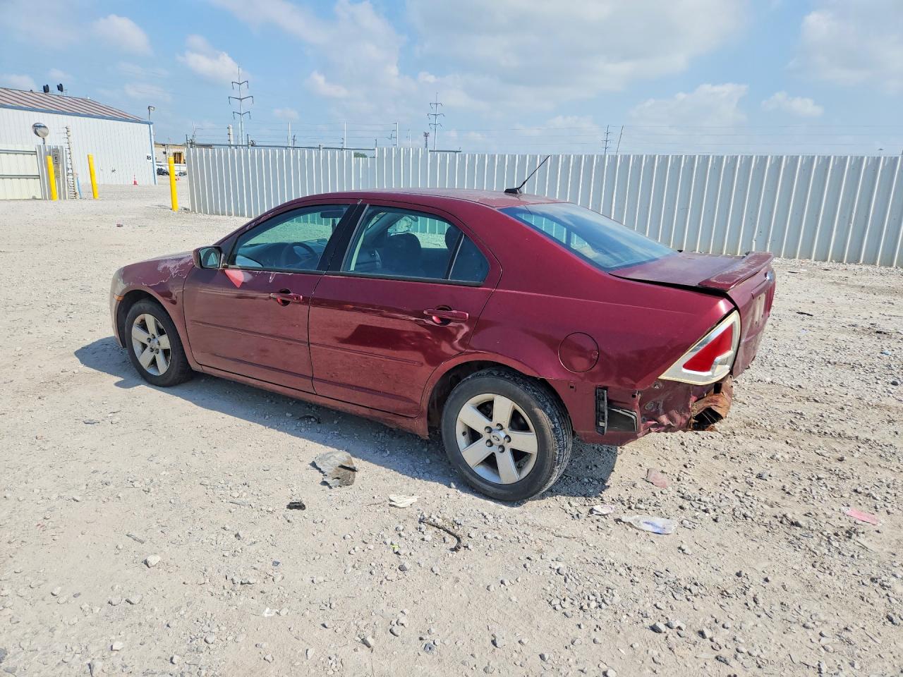 2007 Ford Fusion Se Maroon vin: 3FAHP07Z17R217933