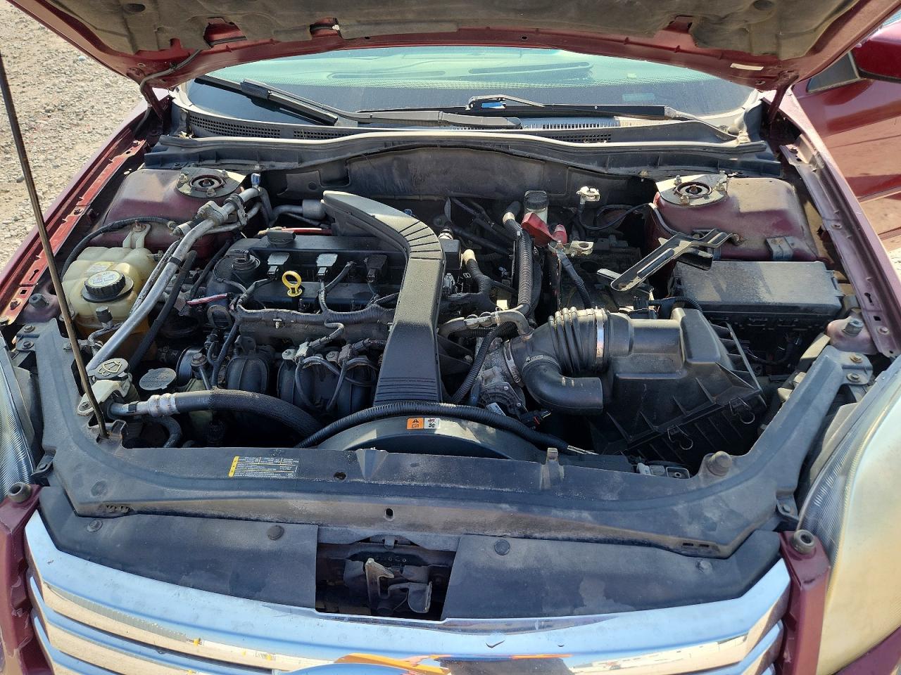 2007 Ford Fusion Se Maroon vin: 3FAHP07Z17R217933