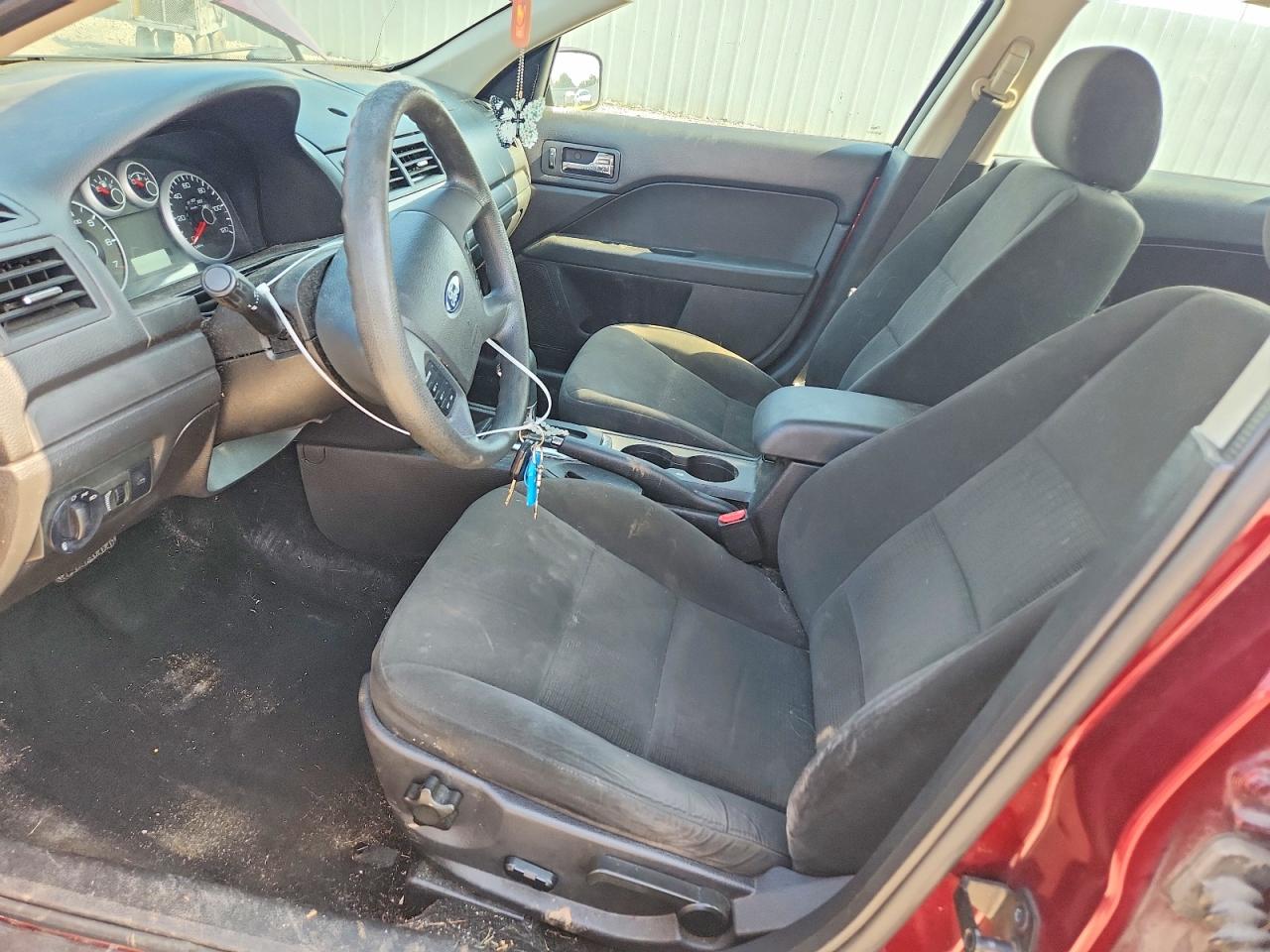 2007 Ford Fusion Se Maroon vin: 3FAHP07Z17R217933