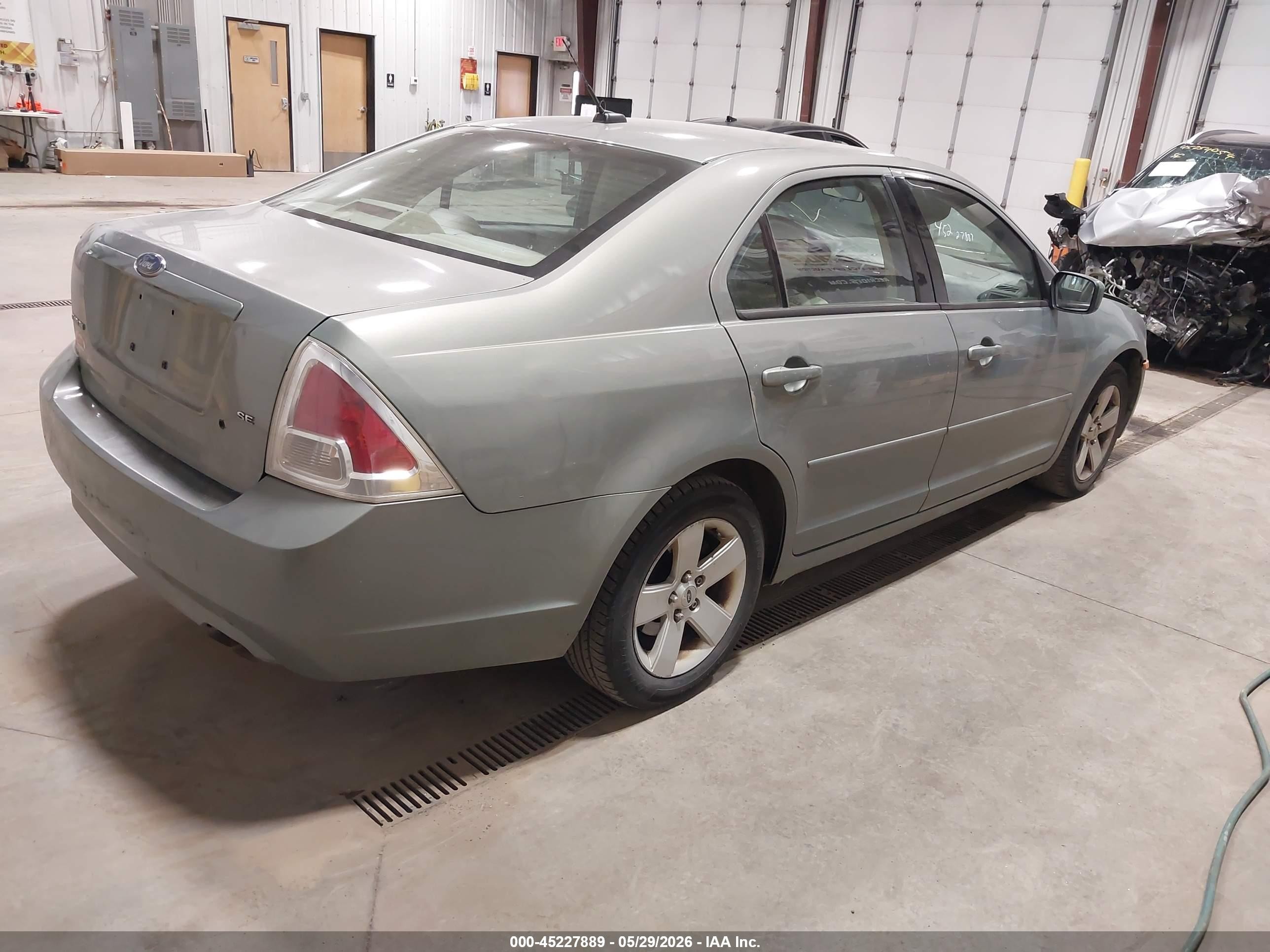 2008 Ford Fusion Se Gray vin: 3FAHP07Z18R136478