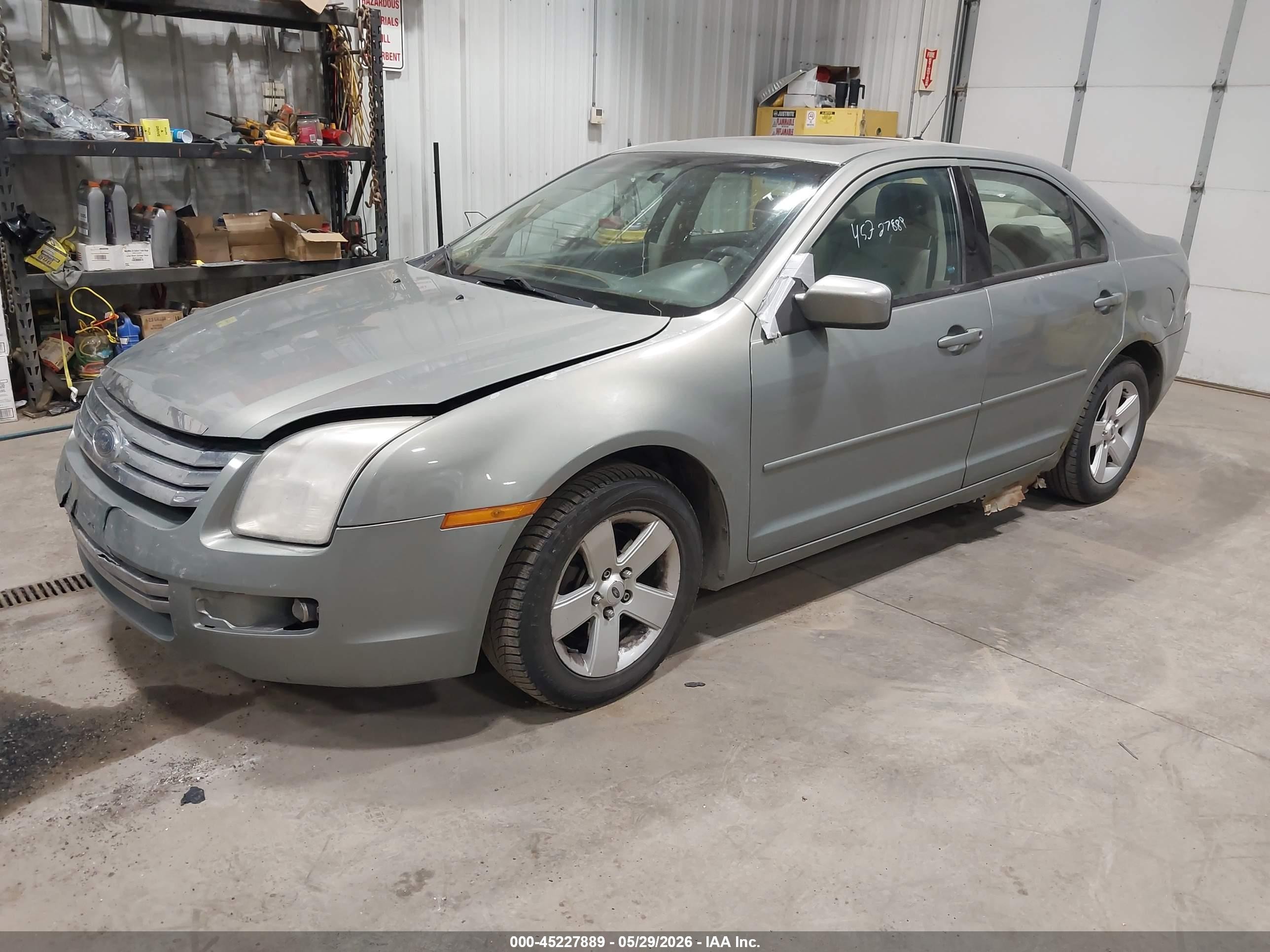 2008 Ford Fusion Se Gray vin: 3FAHP07Z18R136478