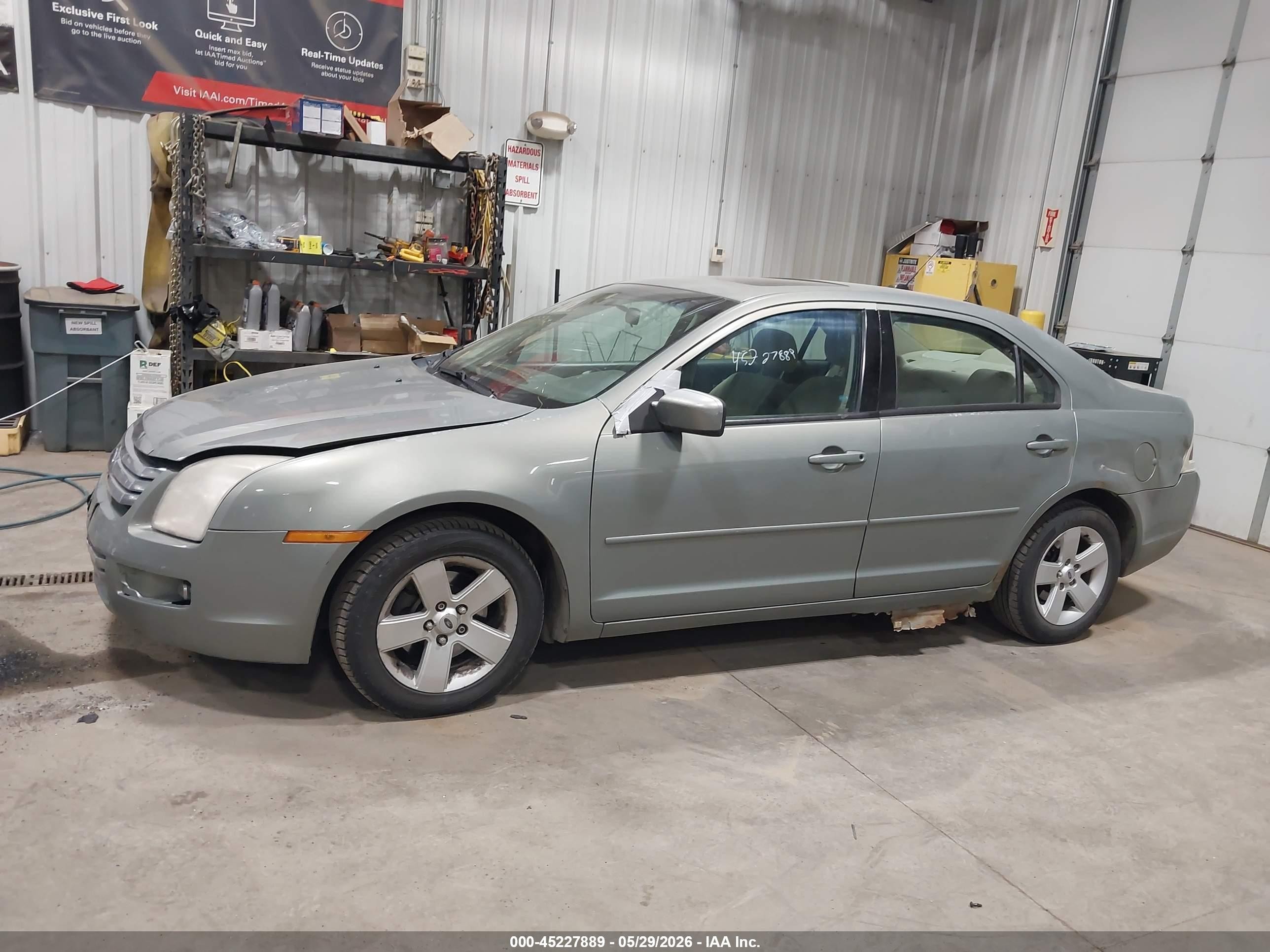 2008 Ford Fusion Se Gray vin: 3FAHP07Z18R136478