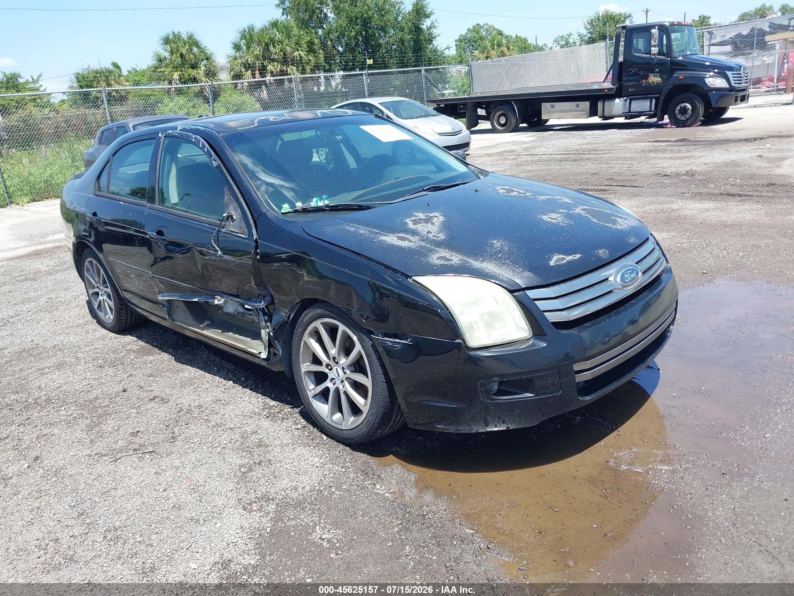 2008 Ford Fusion Se Black vin: 3FAHP07Z18R196986