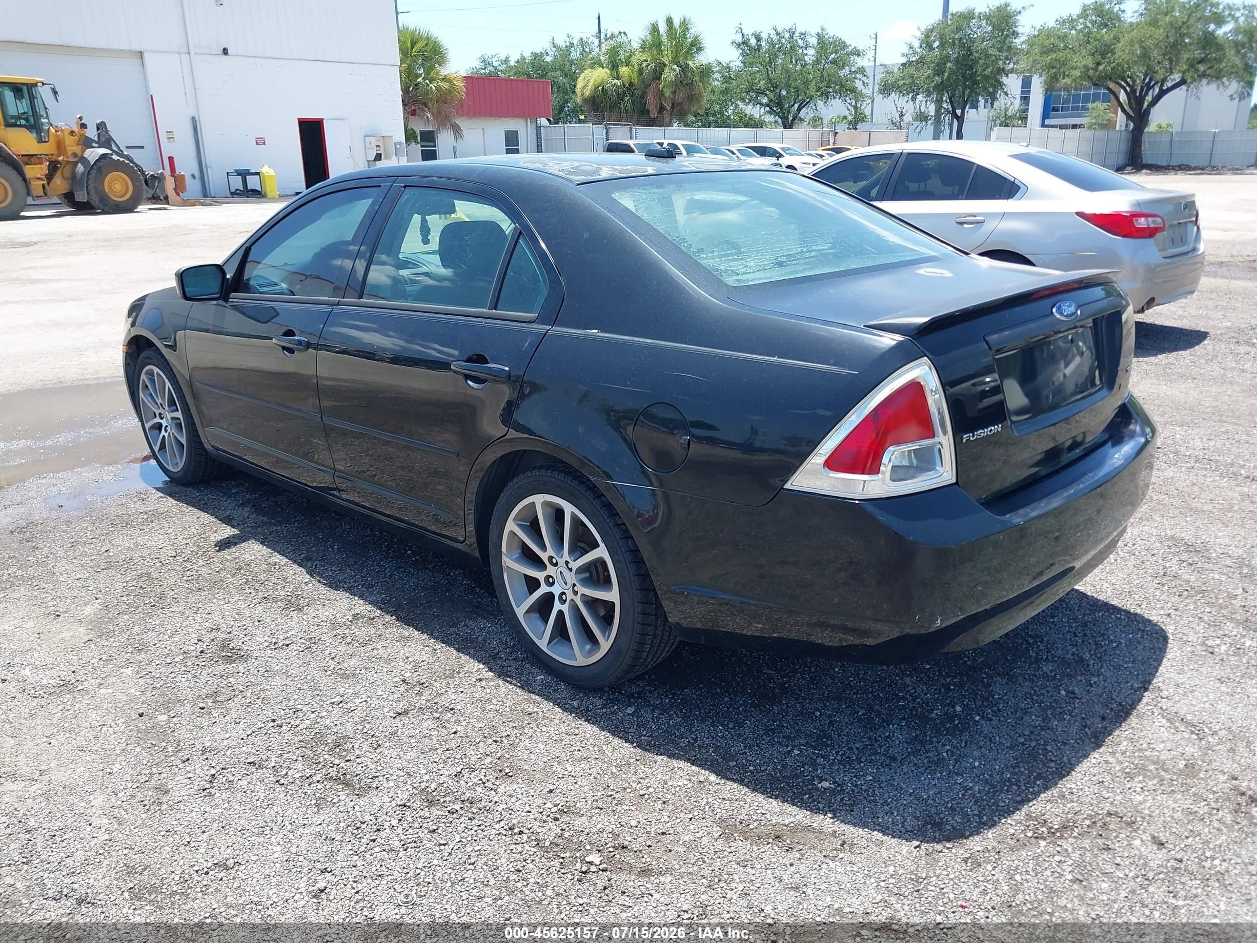 2008 Ford Fusion Se Black vin: 3FAHP07Z18R196986