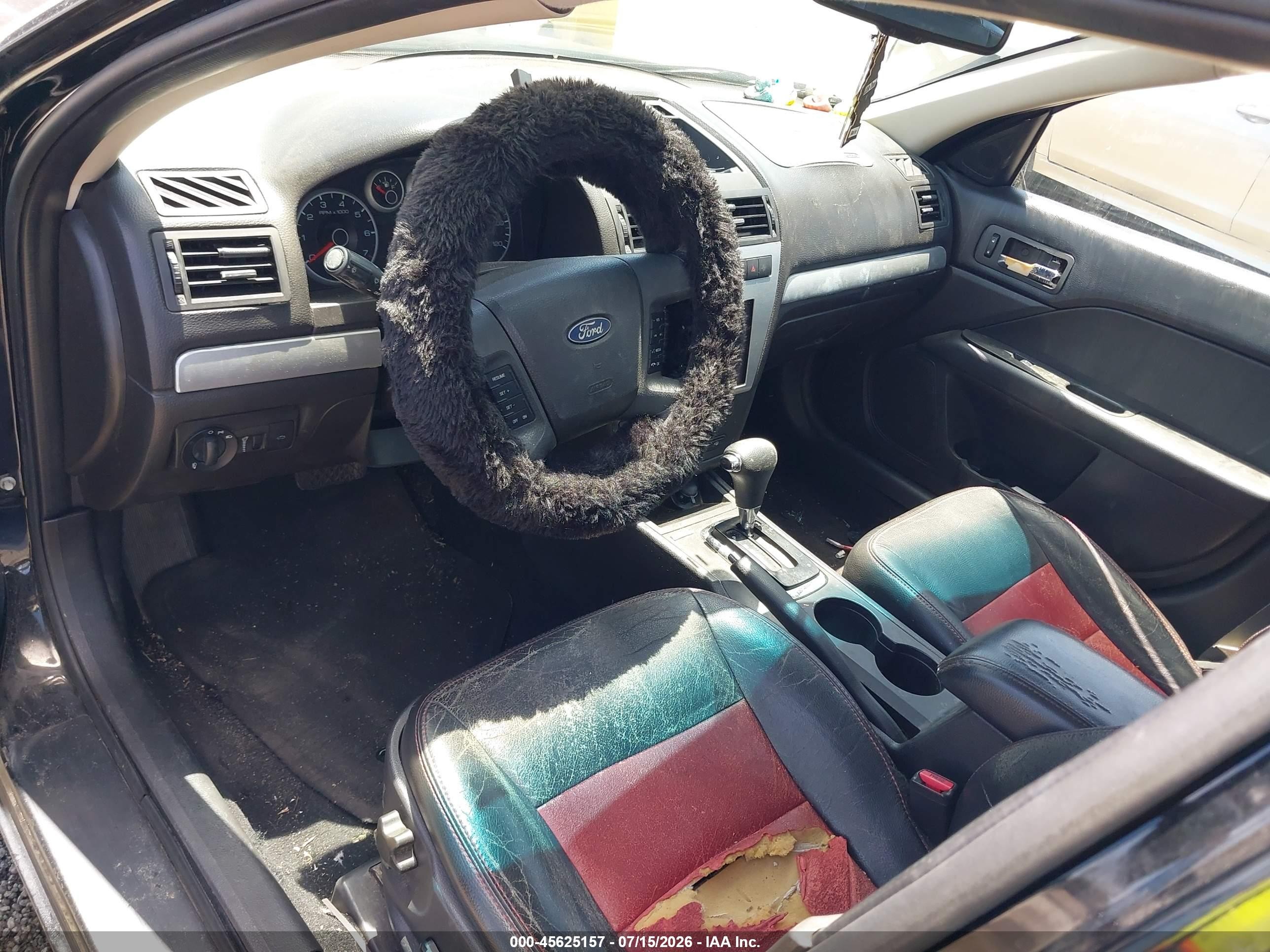2008 Ford Fusion Se Black vin: 3FAHP07Z18R196986