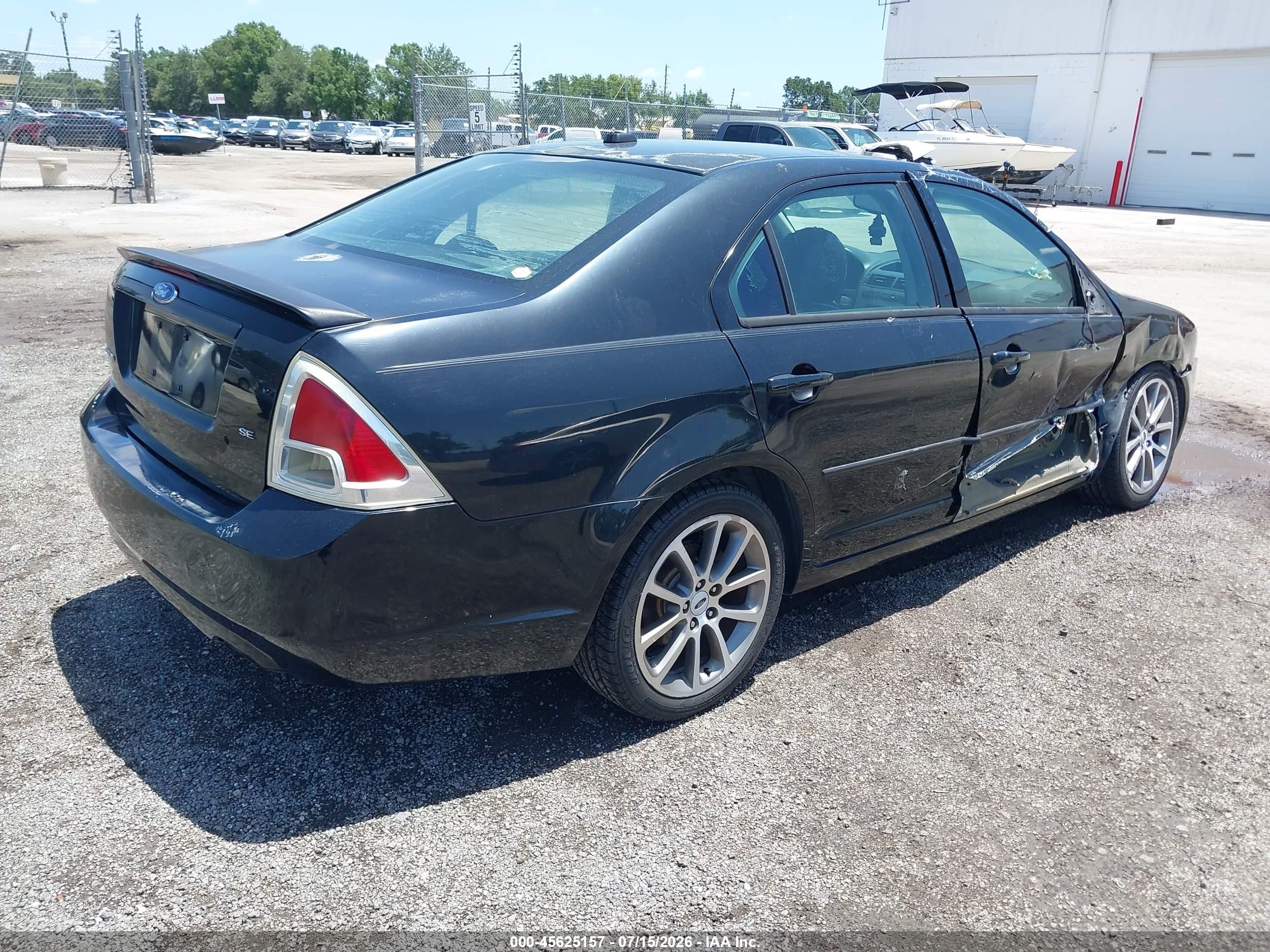 2008 Ford Fusion Se Black vin: 3FAHP07Z18R196986