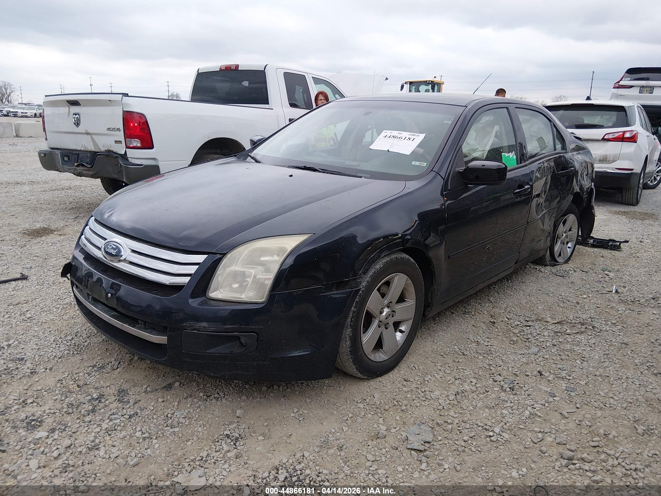 2008 Ford Fusion Se Dark Blue vin: 3FAHP07Z18R243501