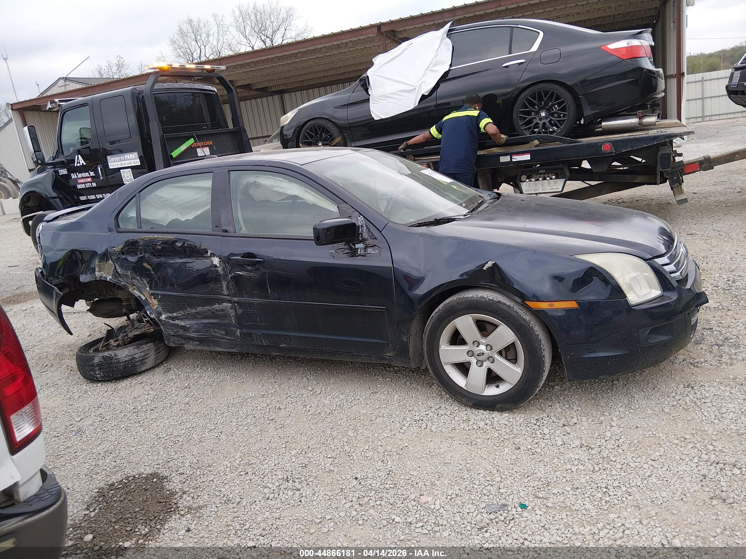 2008 Ford Fusion Se Dark Blue vin: 3FAHP07Z18R243501