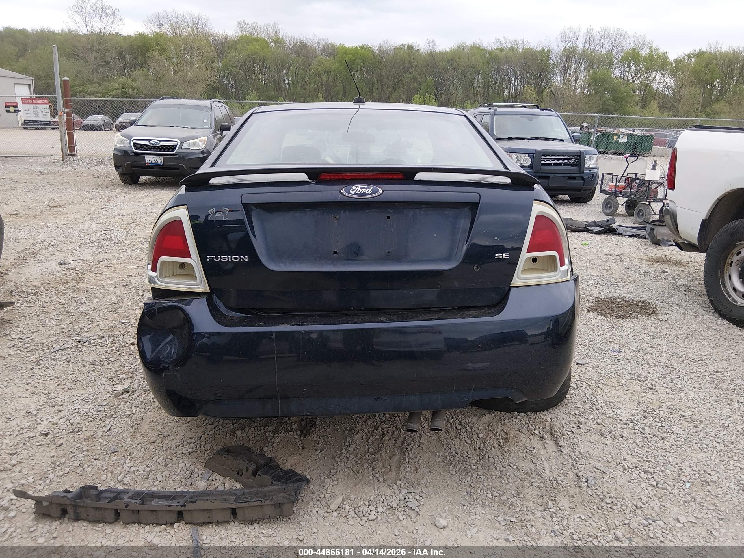 2008 Ford Fusion Se Dark Blue vin: 3FAHP07Z18R243501