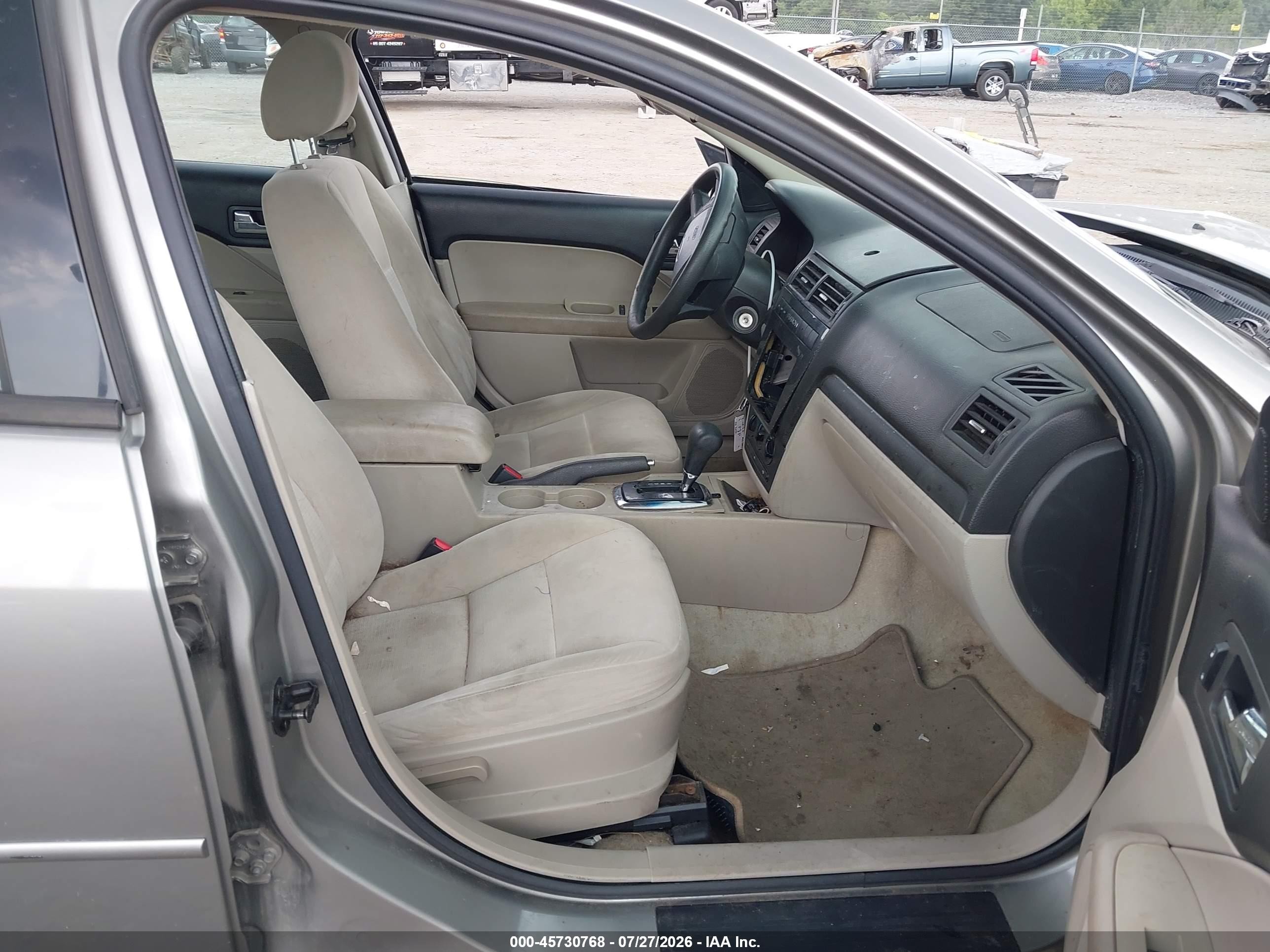 2008 Ford Fusion Se Beige vin: 3FAHP07Z18R262288