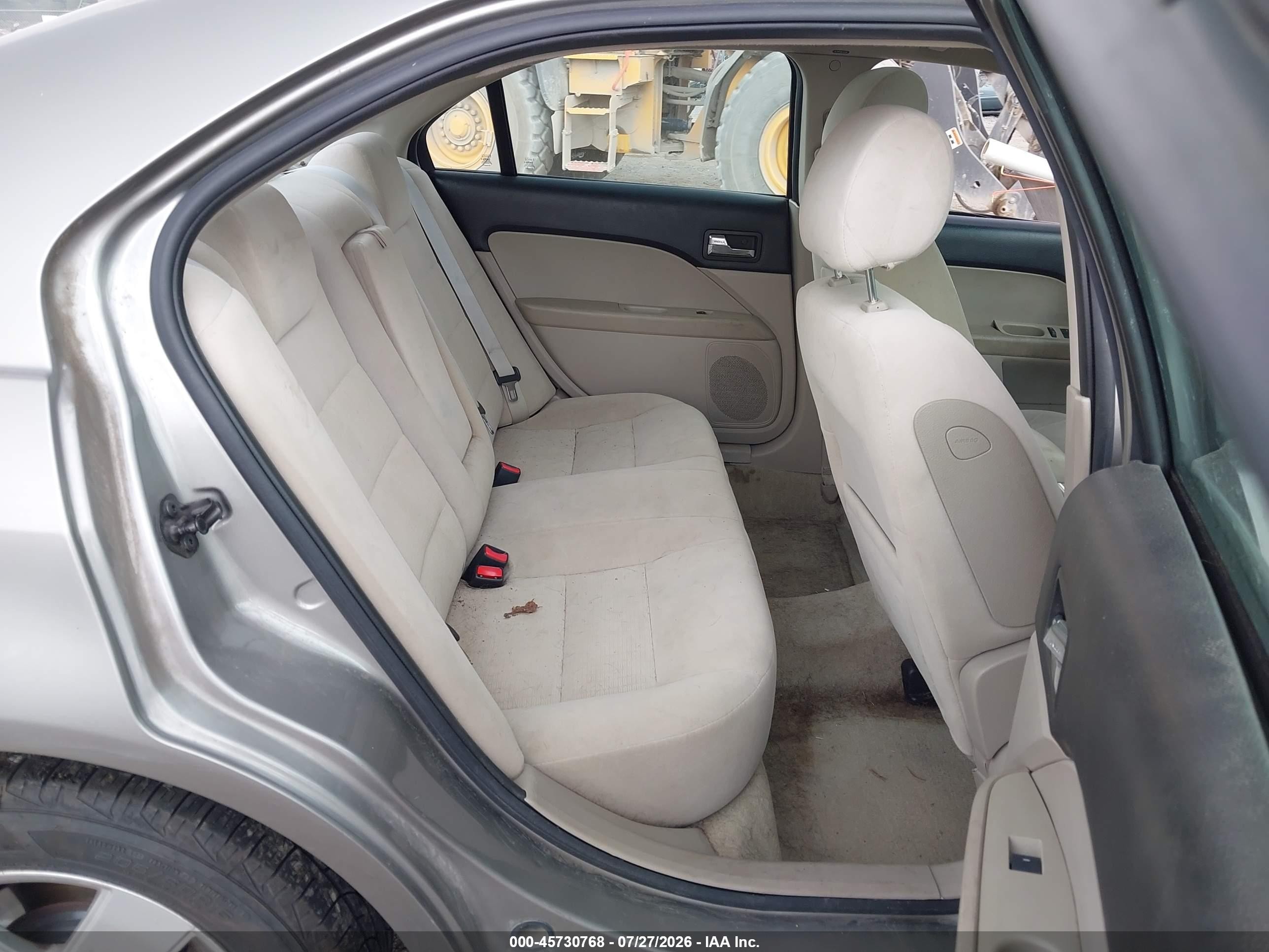 2008 Ford Fusion Se Beige vin: 3FAHP07Z18R262288
