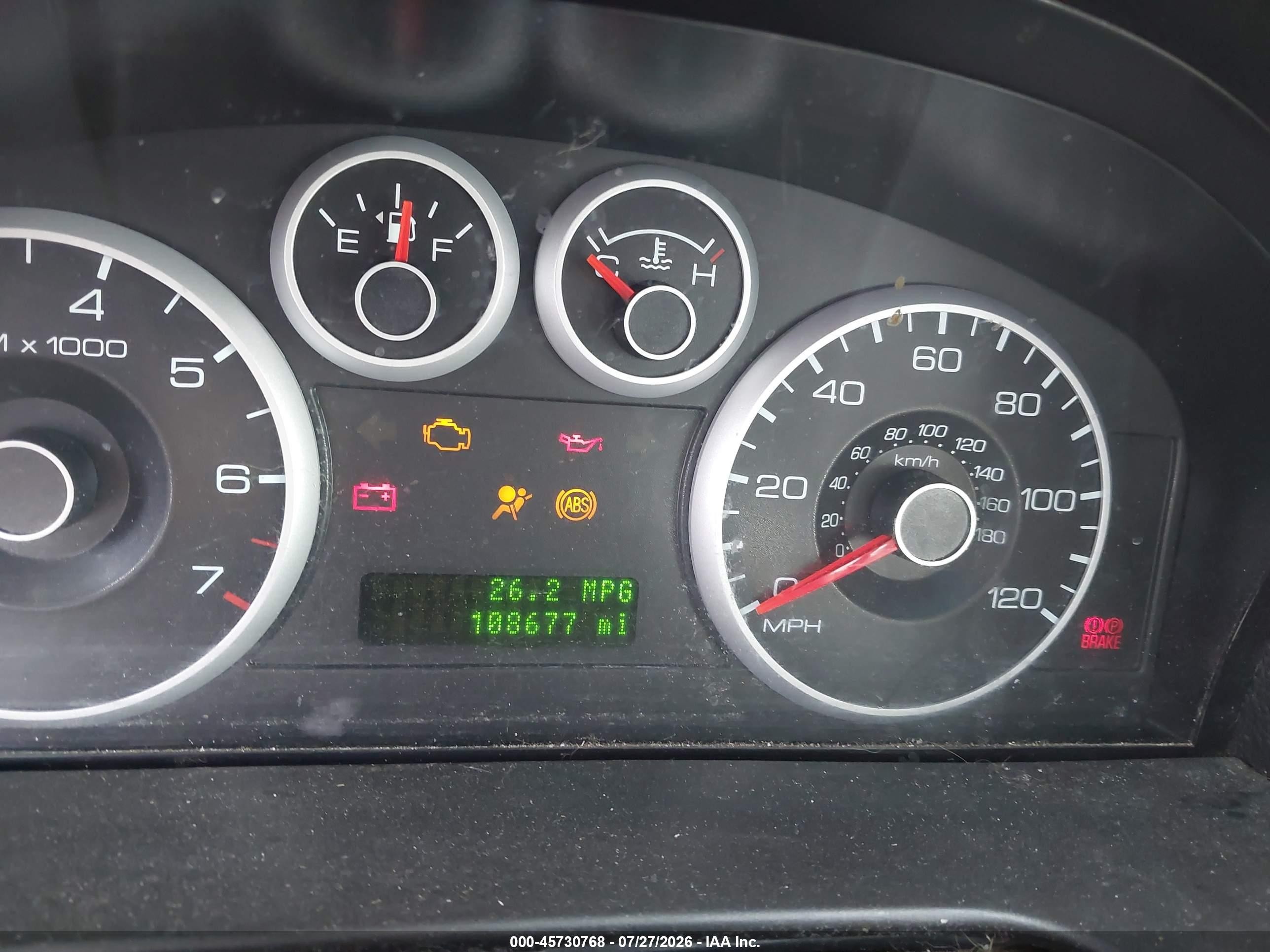 2008 Ford Fusion Se Beige vin: 3FAHP07Z18R262288
