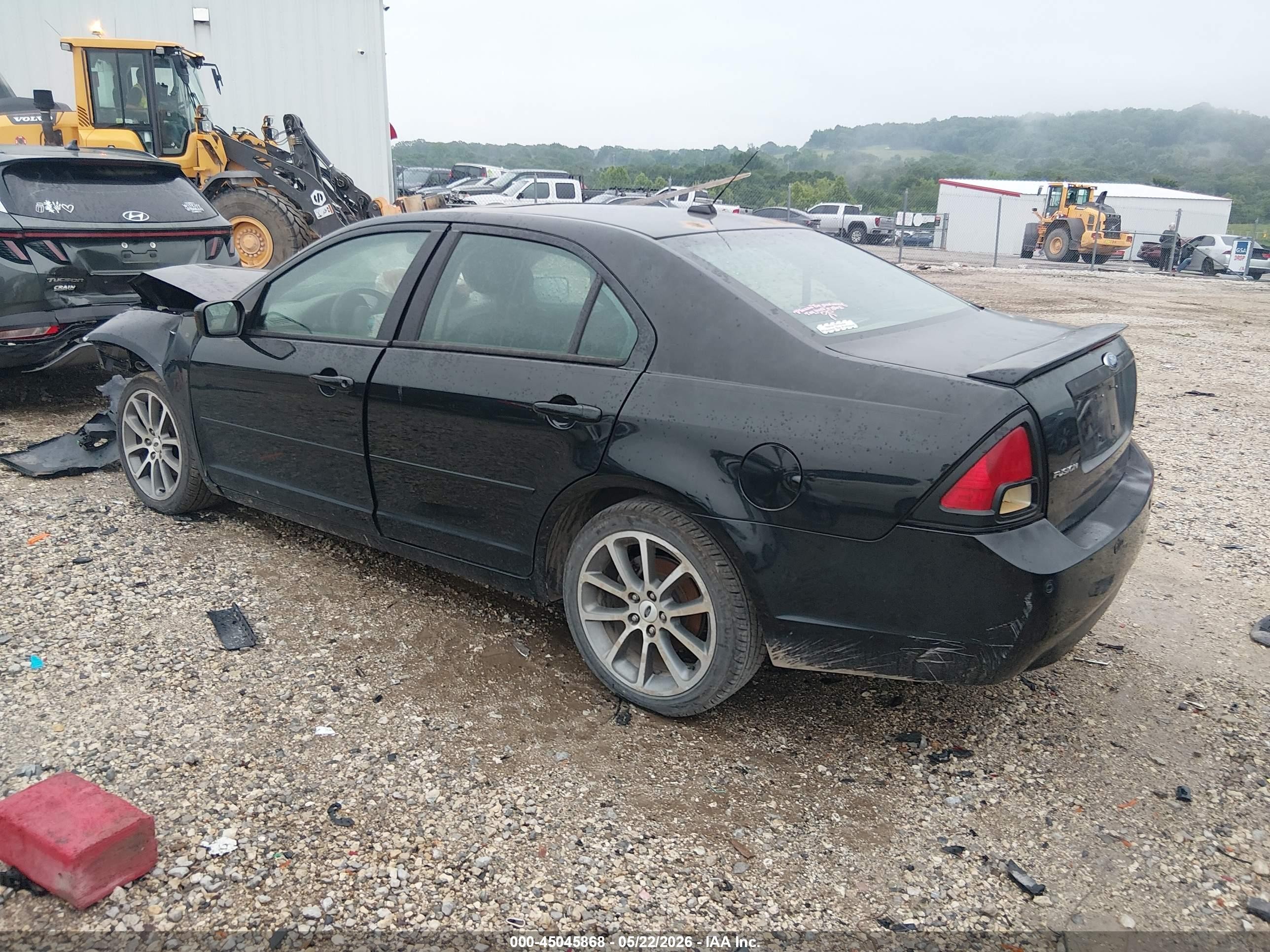 2009 Ford Fusion Se Black vin: 3FAHP07Z19R125692