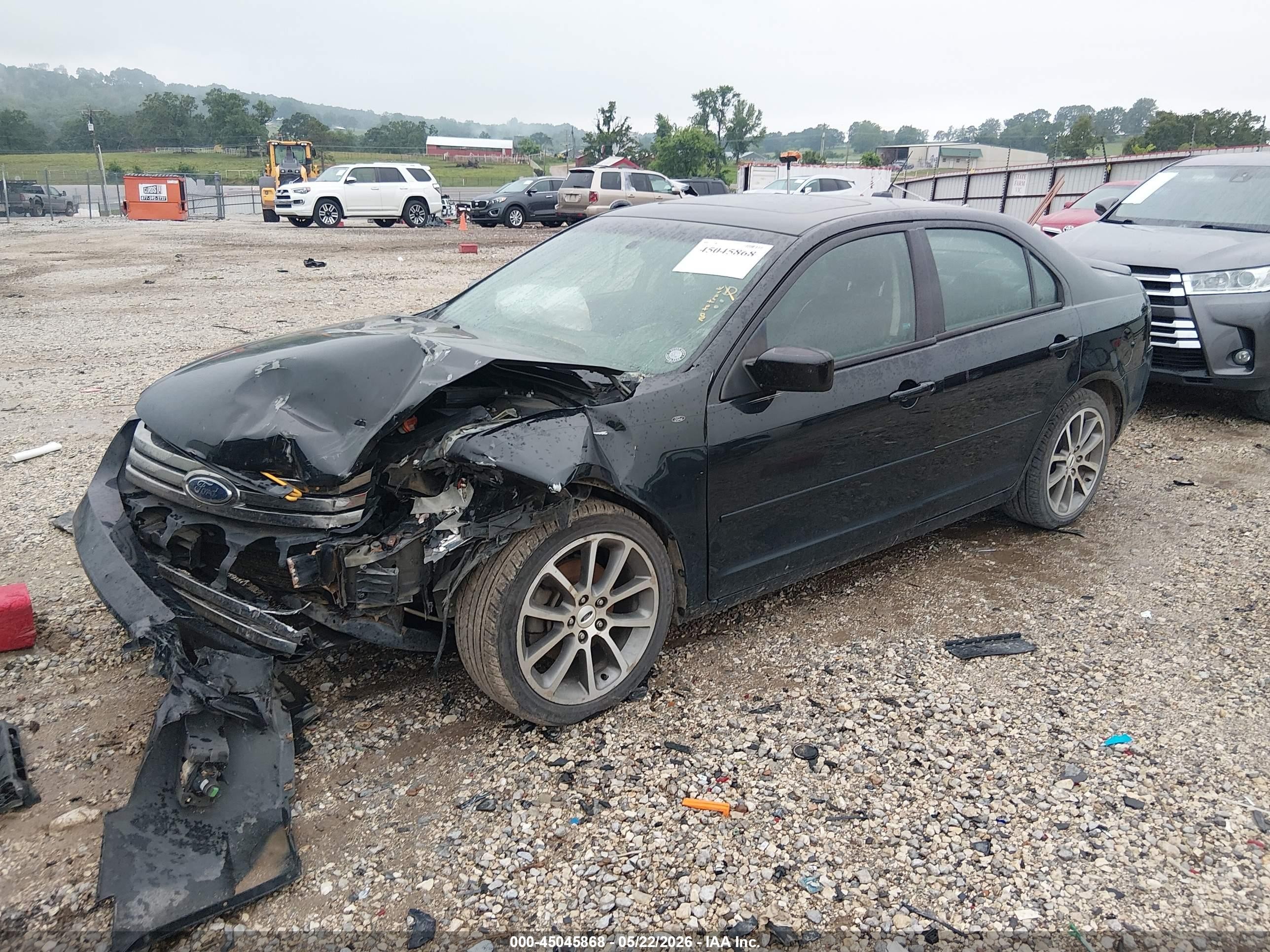 2009 Ford Fusion Se Black vin: 3FAHP07Z19R125692