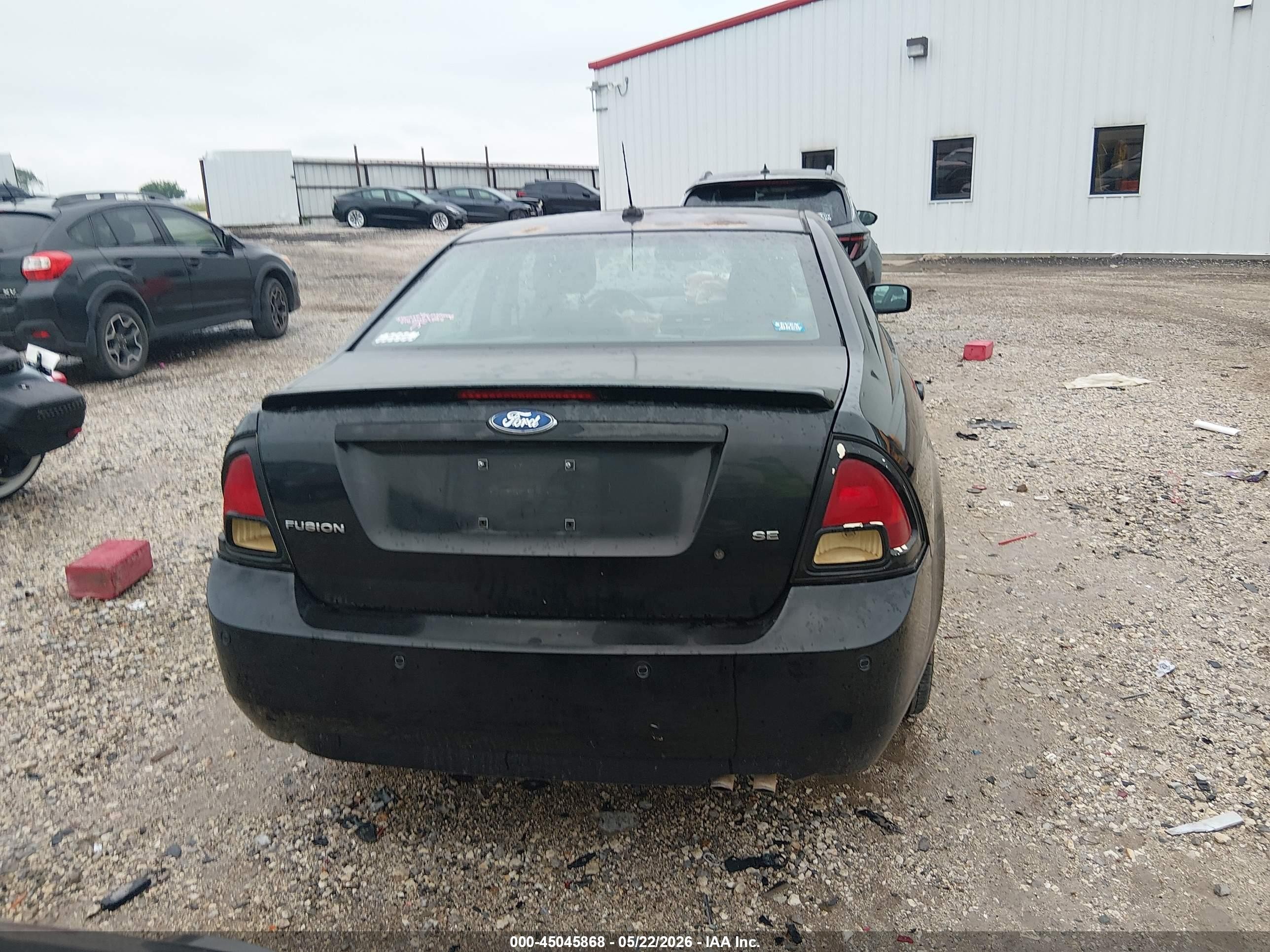 2009 Ford Fusion Se Black vin: 3FAHP07Z19R125692