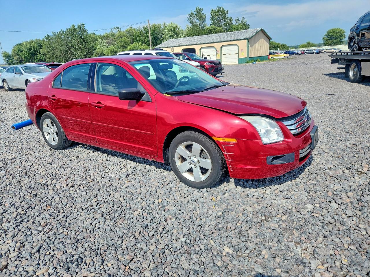 2009 Ford Fusion Se Burgundy vin: 3FAHP07Z19R129760