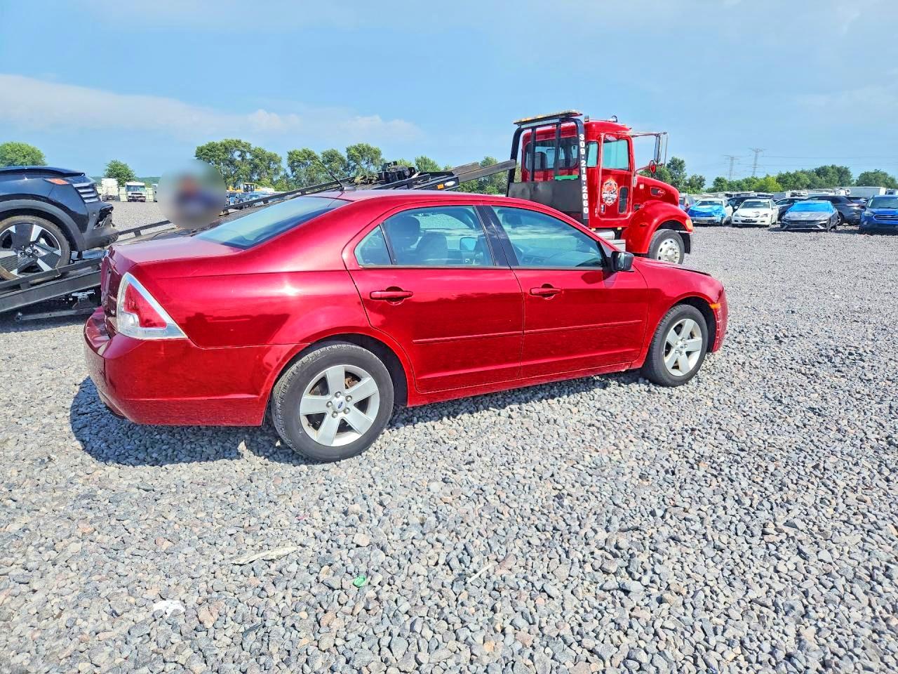 2009 Ford Fusion Se Burgundy vin: 3FAHP07Z19R129760