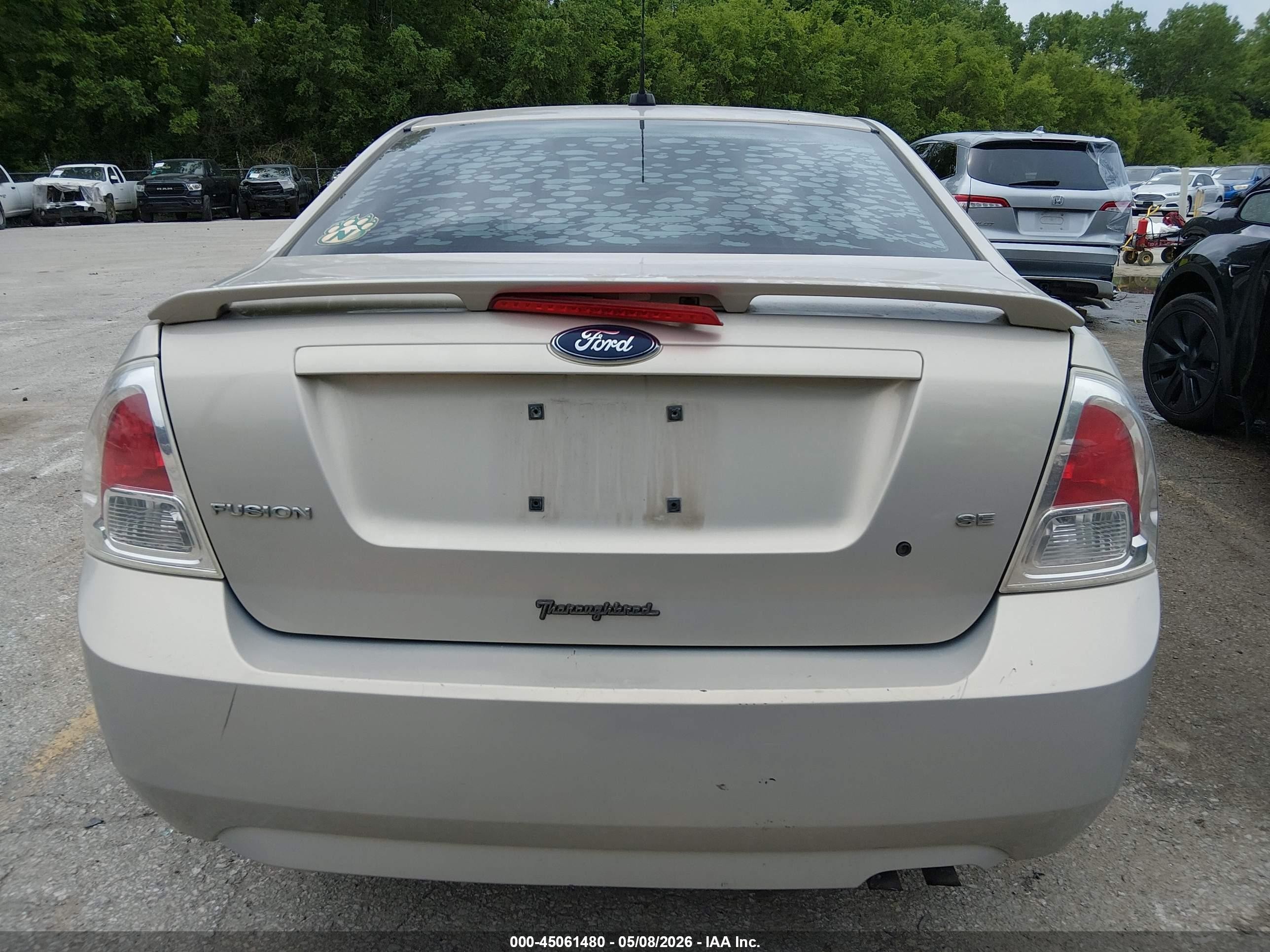 2009 Ford Fusion Se Beige vin: 3FAHP07Z19R135249