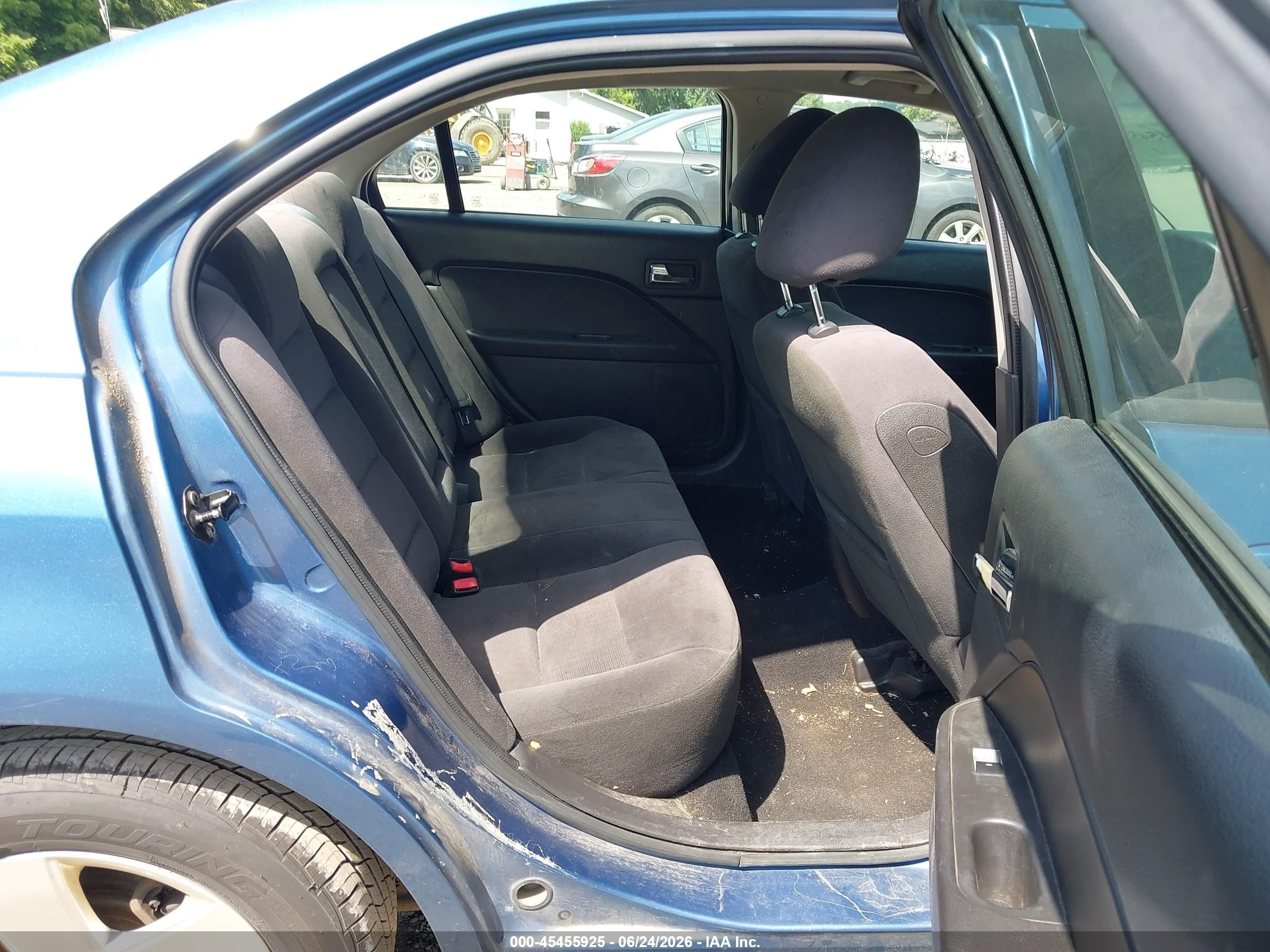 2009 Ford Fusion Se Blue vin: 3FAHP07Z19R152407