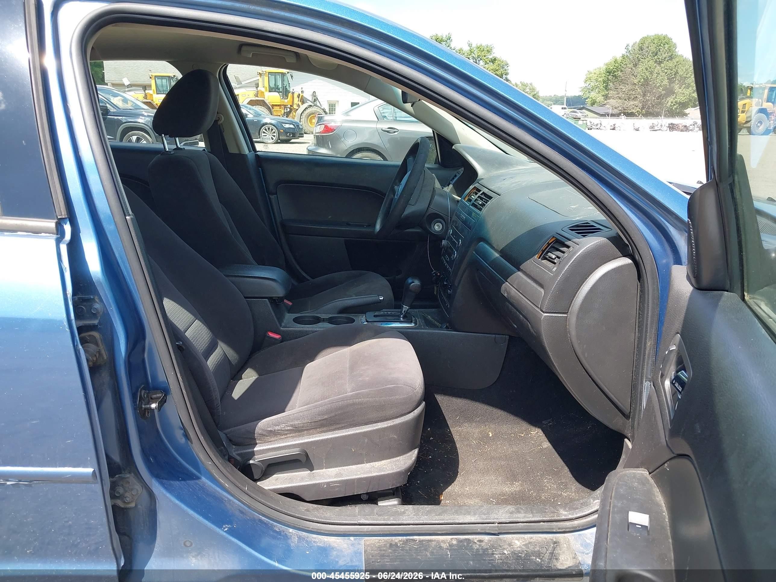 2009 Ford Fusion Se Blue vin: 3FAHP07Z19R152407