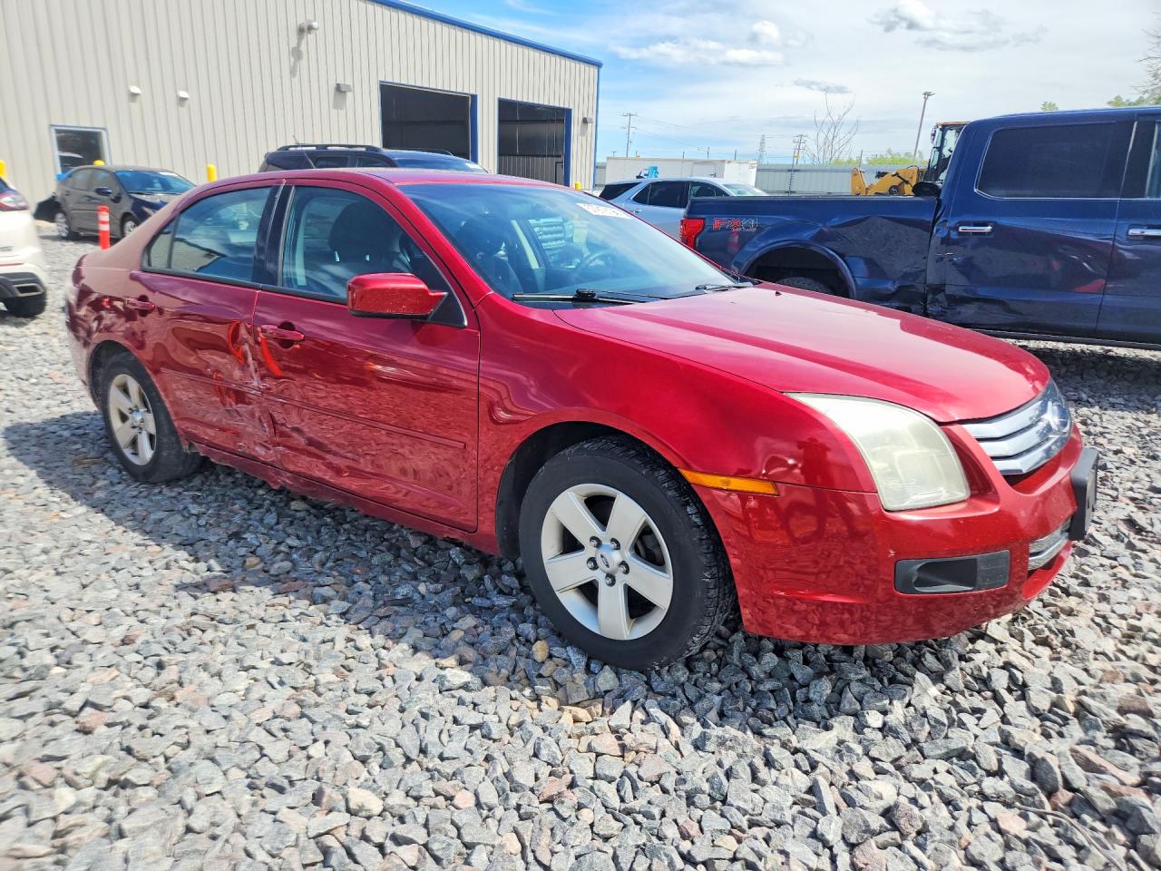 2009 Ford Fusion Se Red vin: 3FAHP07Z19R155629
