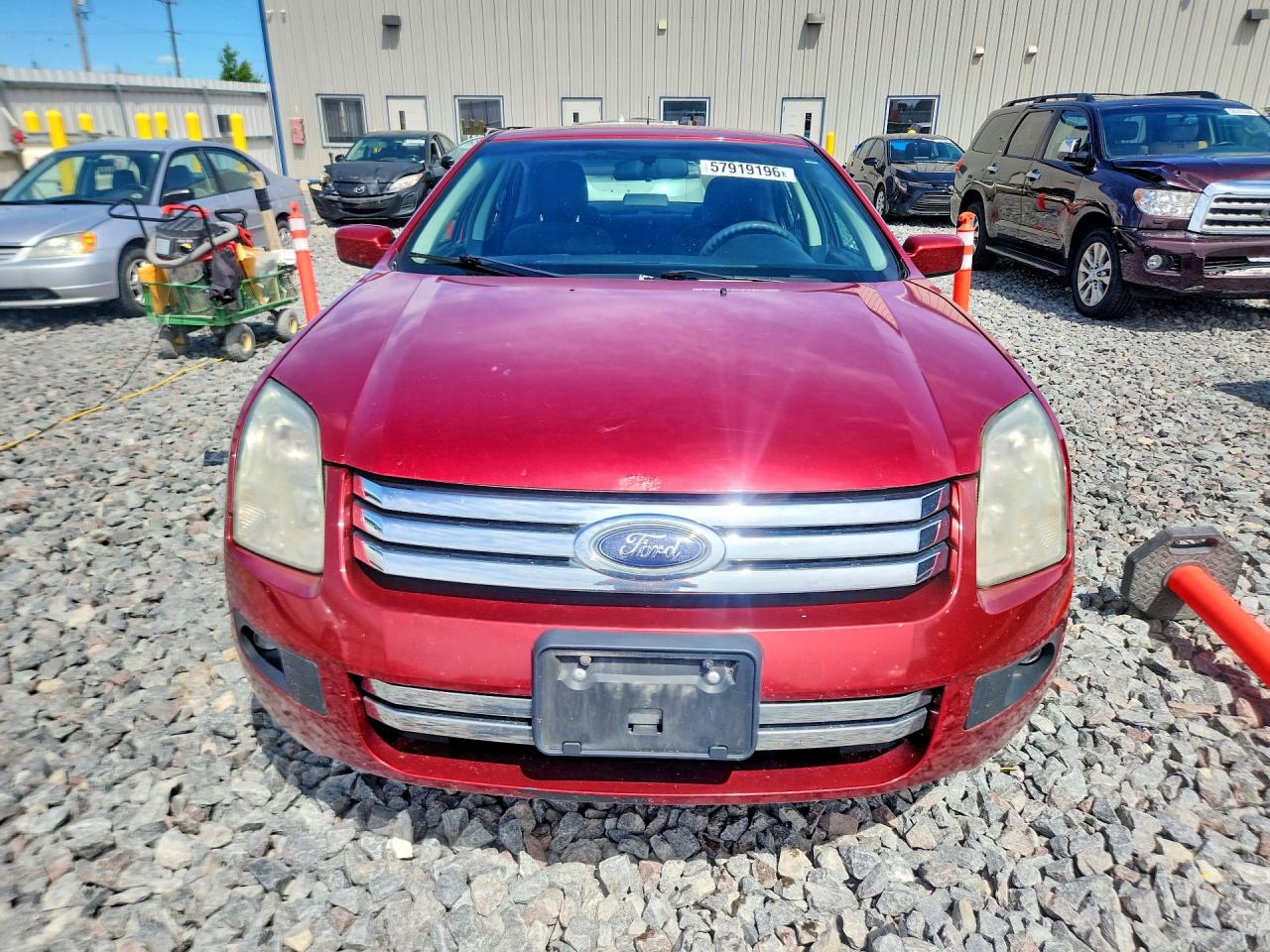2009 Ford Fusion Se Red vin: 3FAHP07Z19R155629